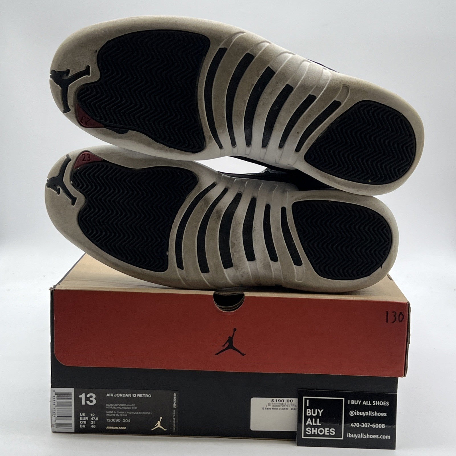 Size 13 - Air Jordan 12 Retro Neoprene (130690-004)