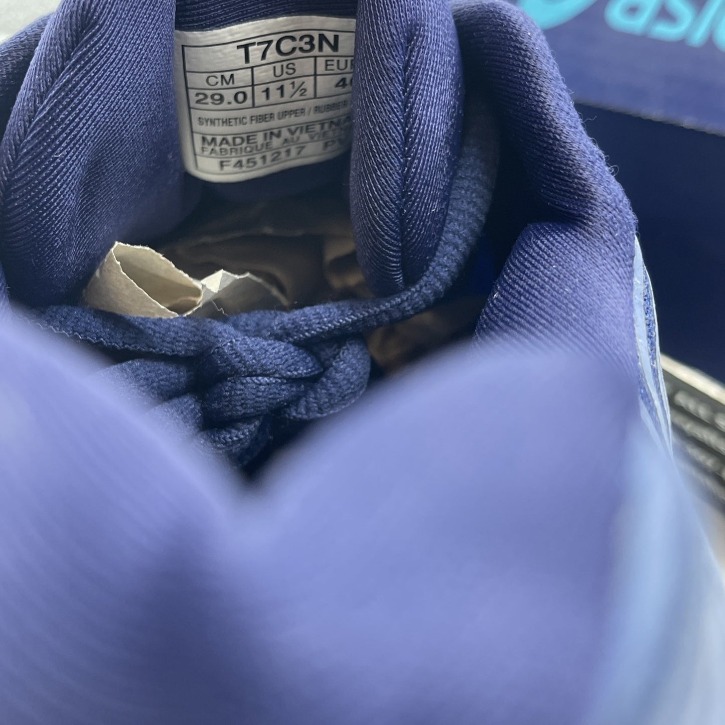Size 11.5 - Asics Gel Nimbus 19 Indigo Blue (T7C3N)