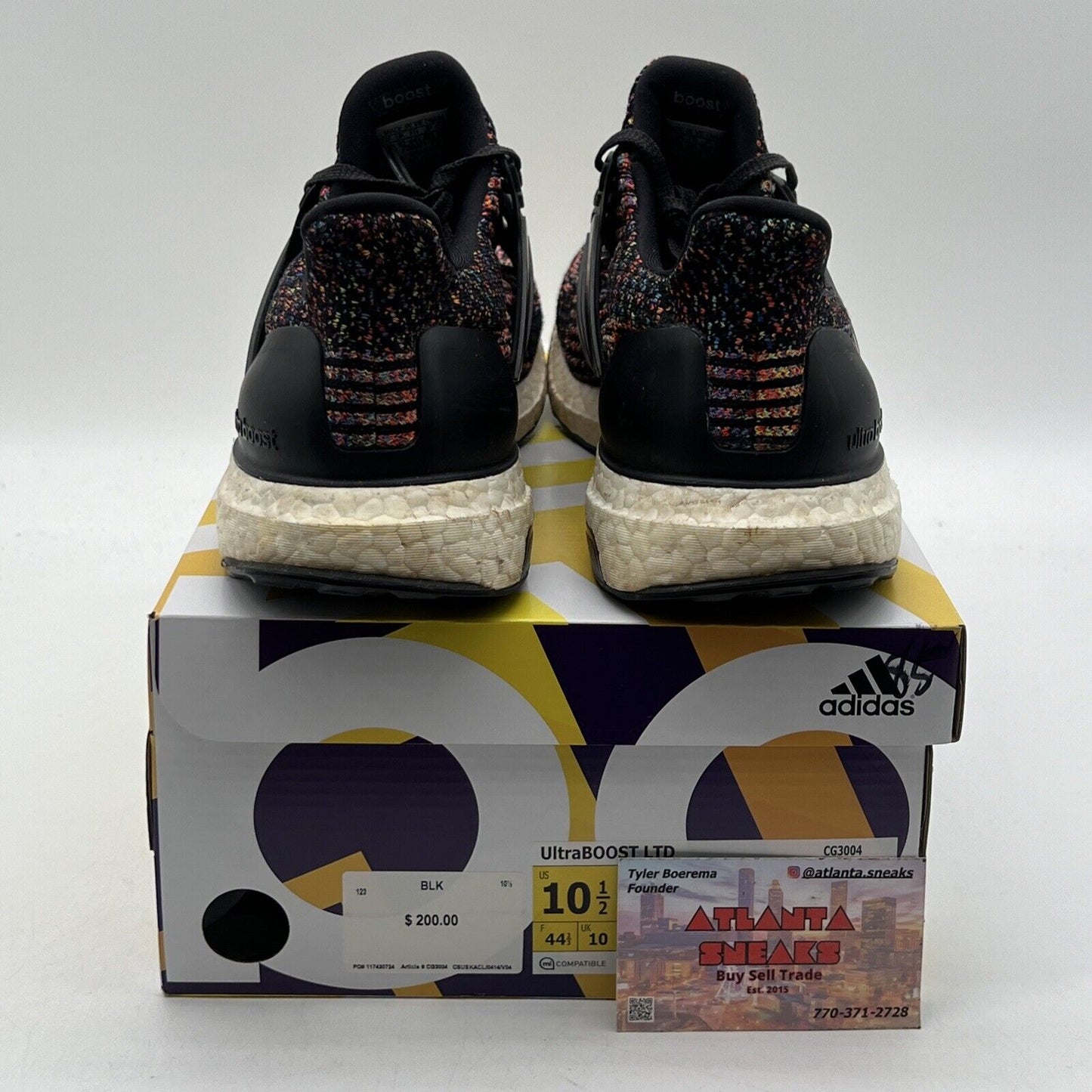 Size 10.5 - adidas UltraBoost 3.0 Limited Multi-Color (CG3004)