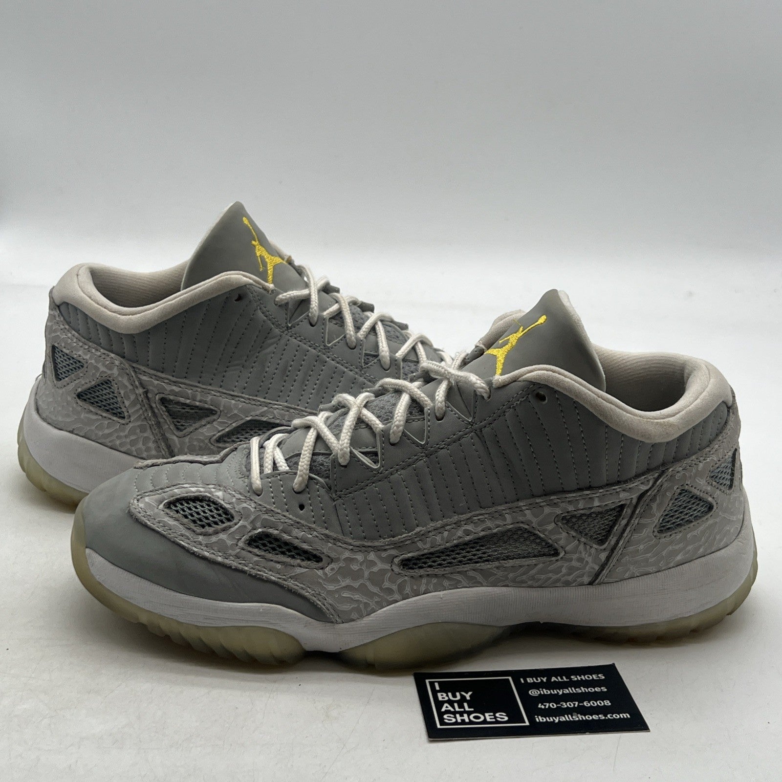 Size 12 - Air Jordan 11 Retro IE Low Silver (306008-072)