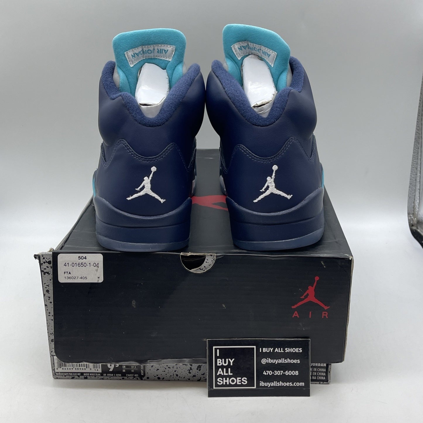 Size 9.5 - Air Jordan 5 Retro Pre-Grape (136027-405)