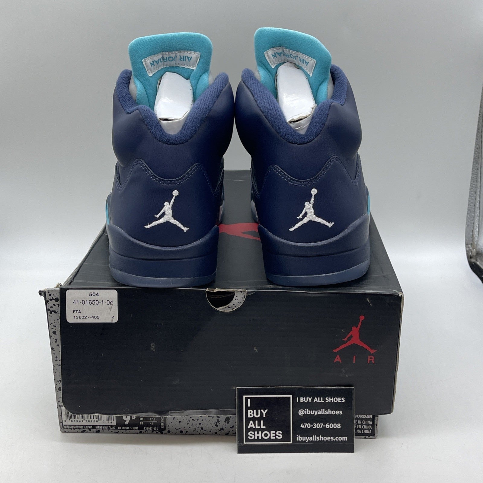 Size 9.5 - Air Jordan 5 Retro Pre-Grape (136027-405)