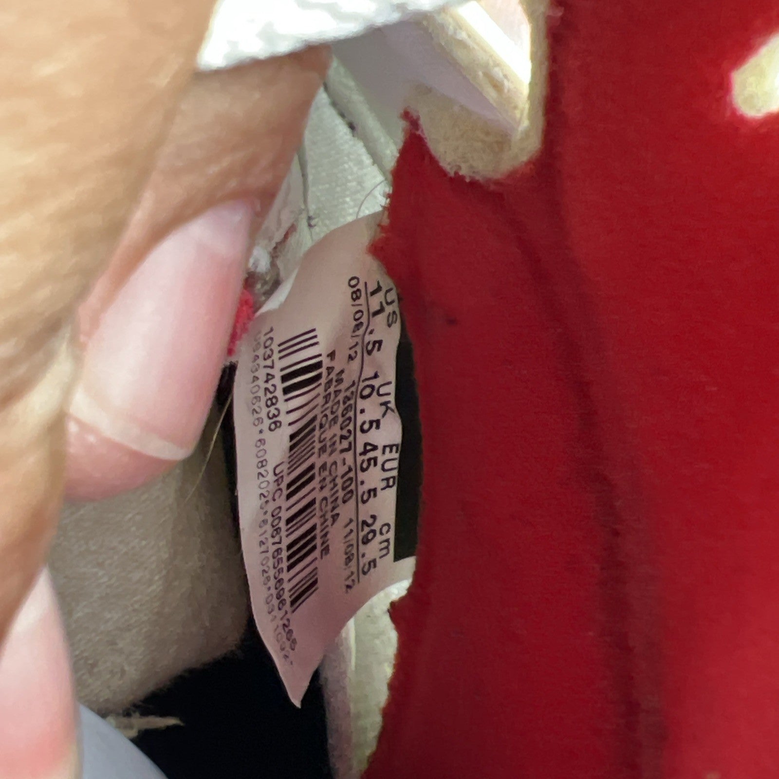 Size 11.5 - Air Jordan 5 Retro 2013 White Fire Red (136027-189)
