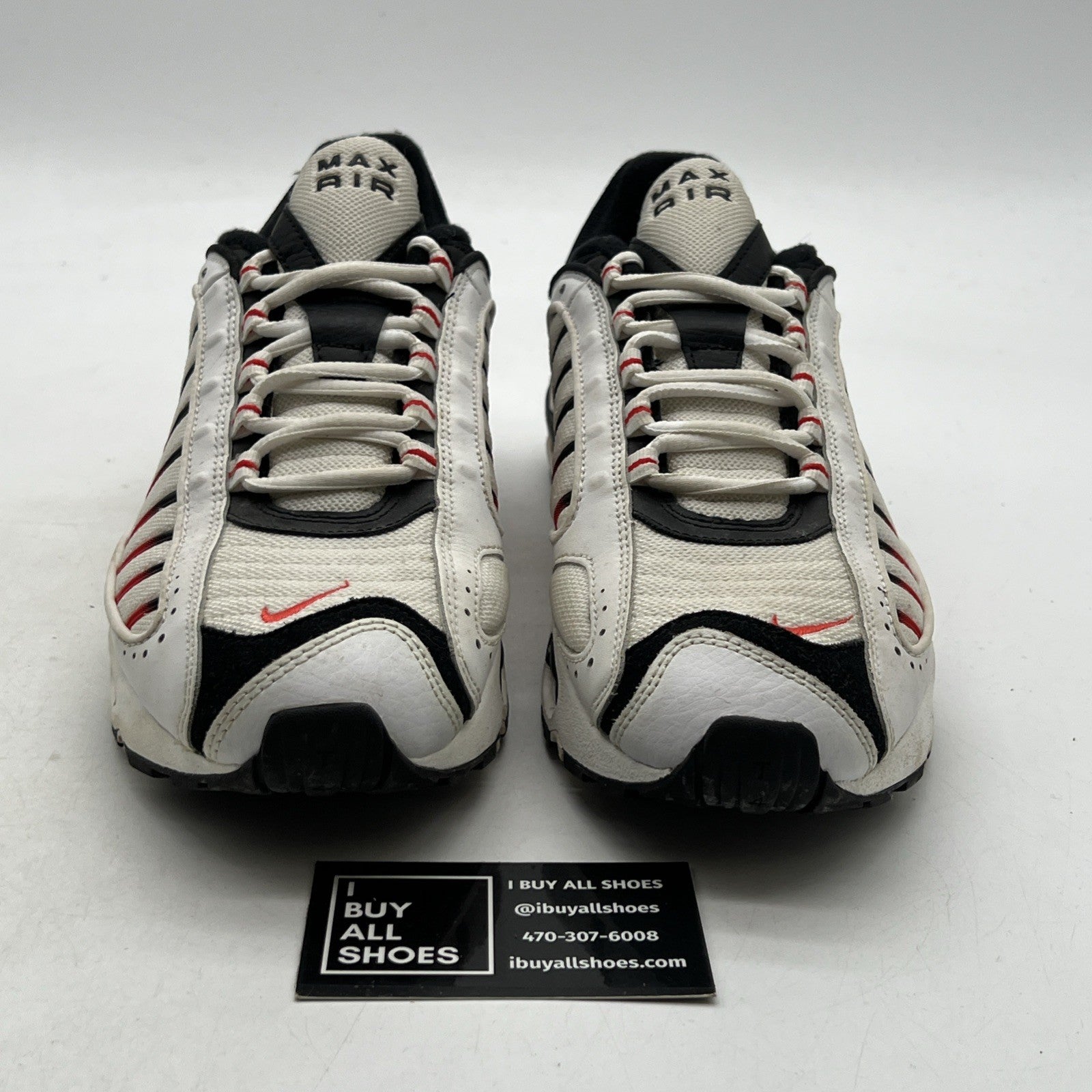 Size 9.5 - Nike Air Max Tailwind 4 White Habanero Red (AQ2567-104)
