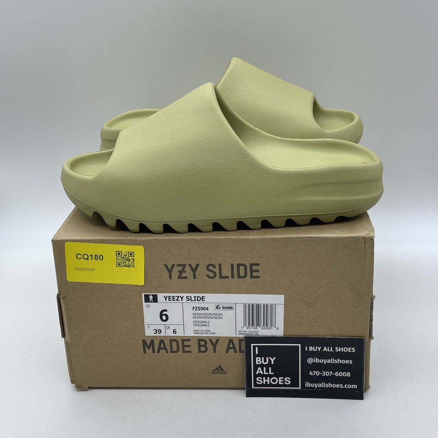 Size 6 - Adidas Yeezy Slide Resin 2022 (FZ5904)