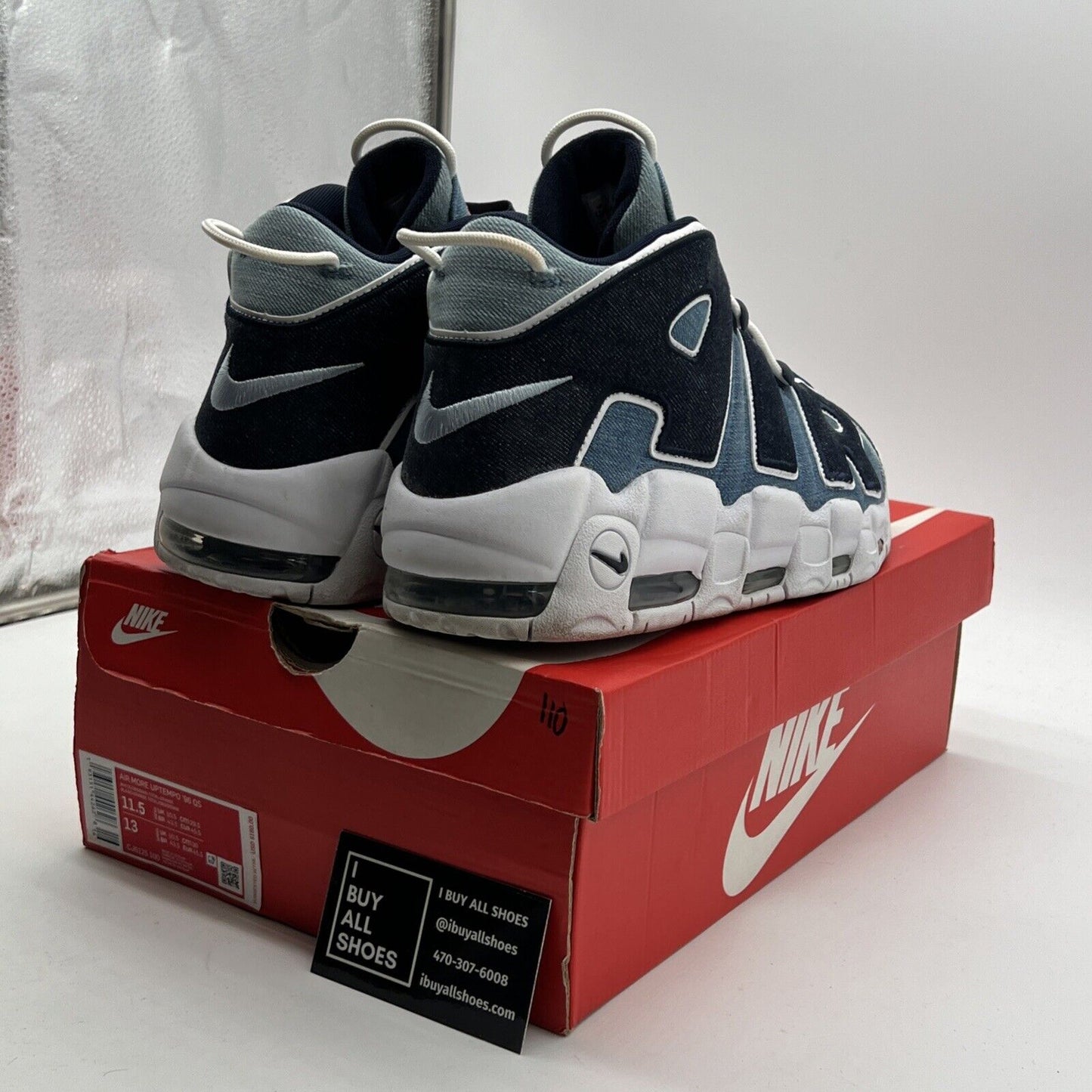 Size 11.5 - Nike Air More Uptempo 96 Denim (CJ6125-100)