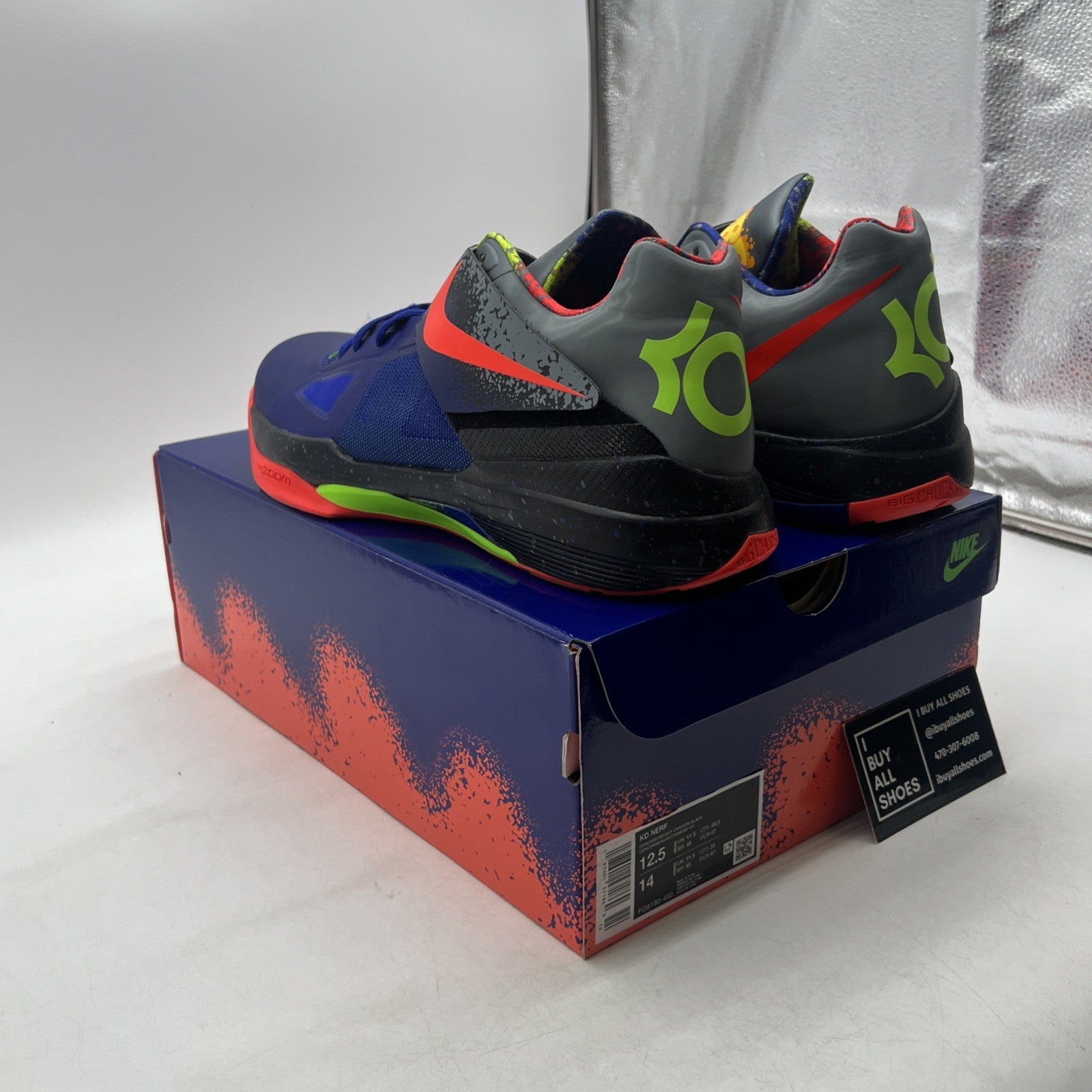Size 12.5 - Nike Zoom KD 4 2024 Nerf (FQ8180-400)