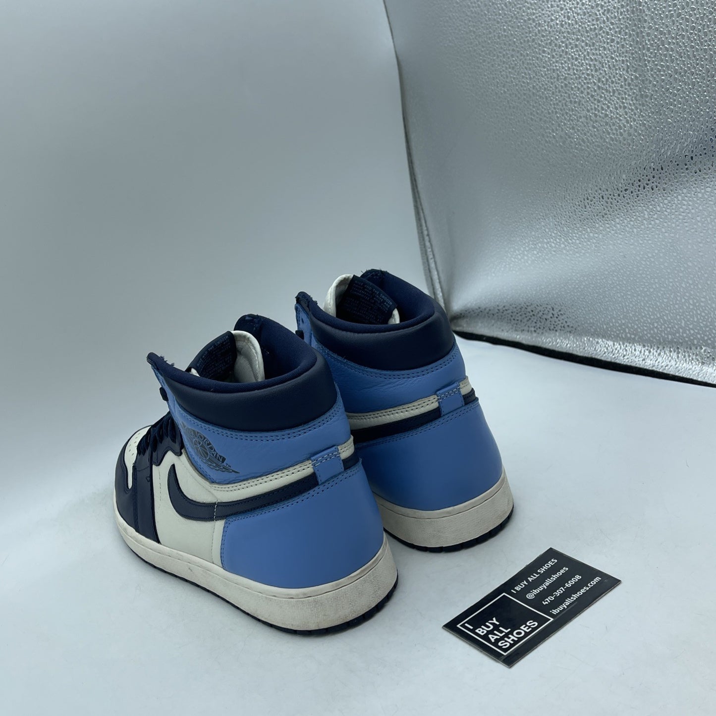 Size 12 - Air Jordan 1 Retro OG High Obsidian UNC (555088-140)