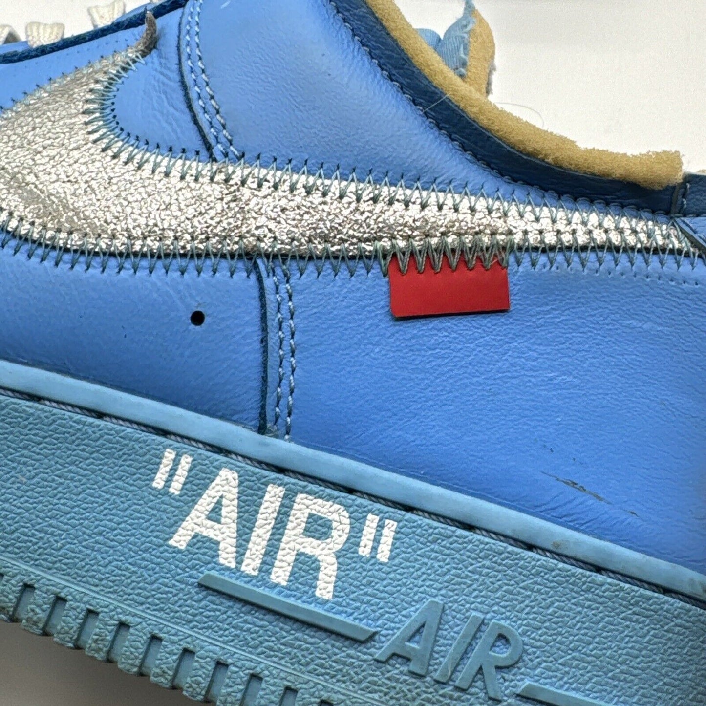 Size 11.5 - Nike Air Force 1 Low '07 x Off-White MCA Blue UNC Lowest On Market!