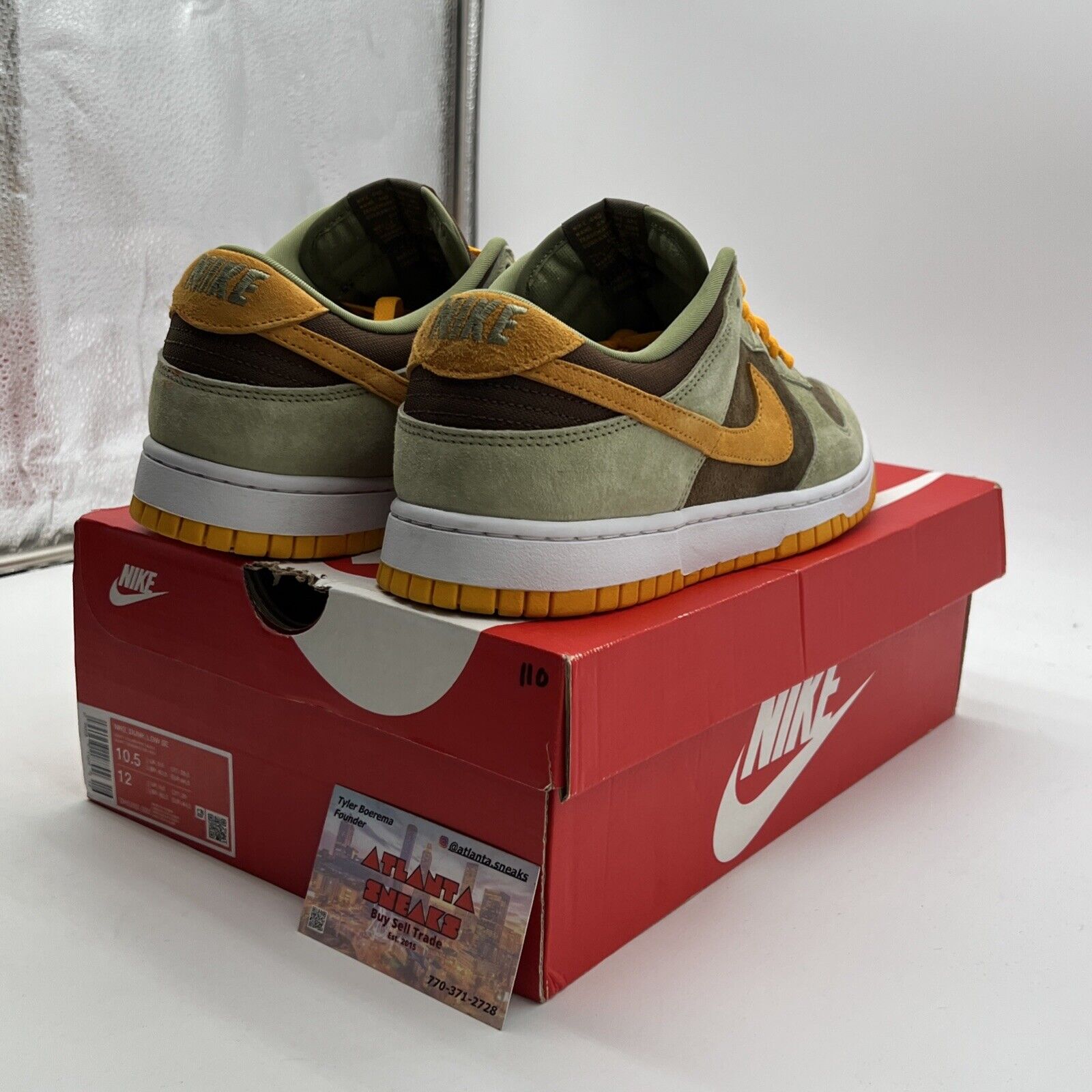Size 10.5 - Nike Dunk Low Dusty Olive (DH5360-300)