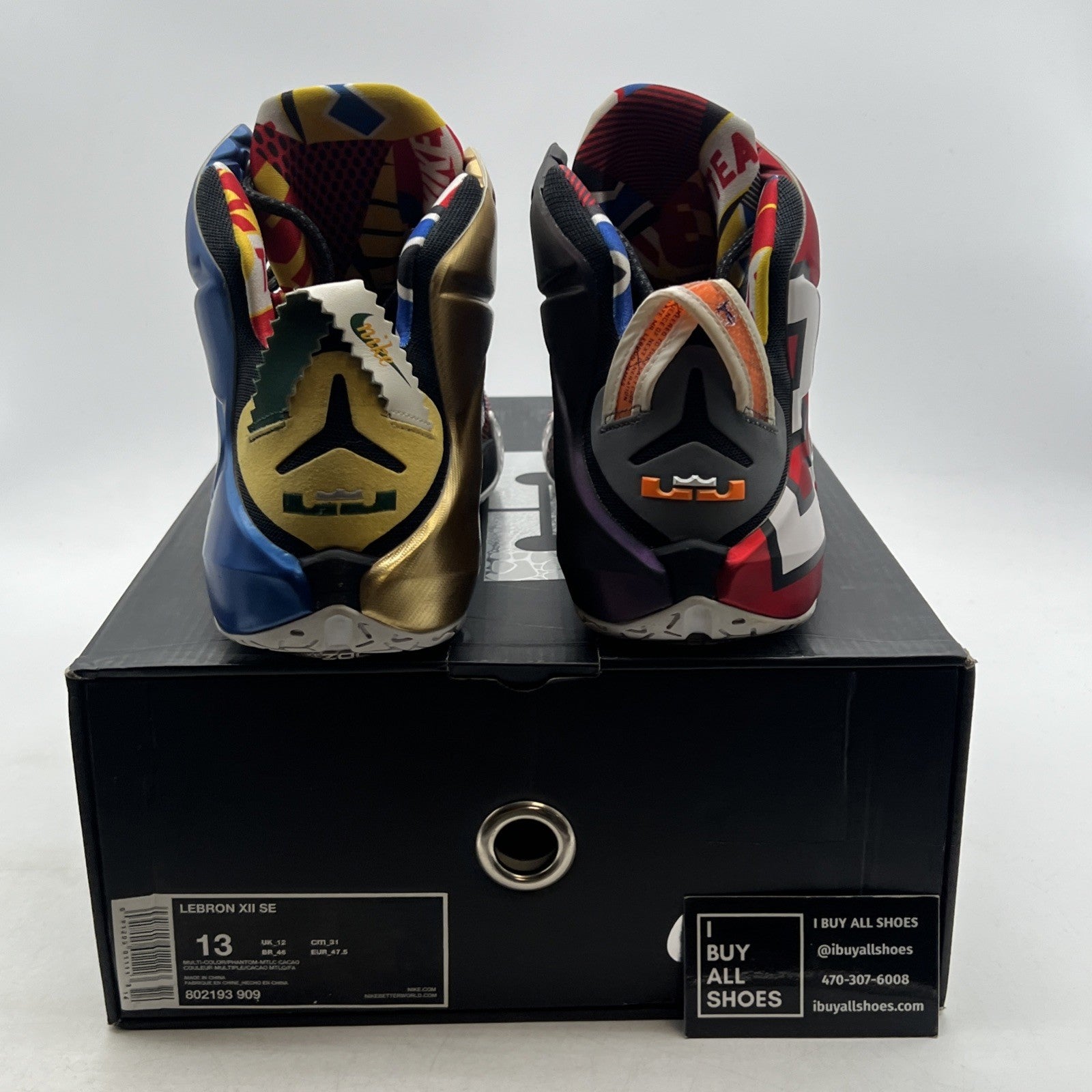 Size 13 - Nike LeBron 12 SE What The (802193-909)