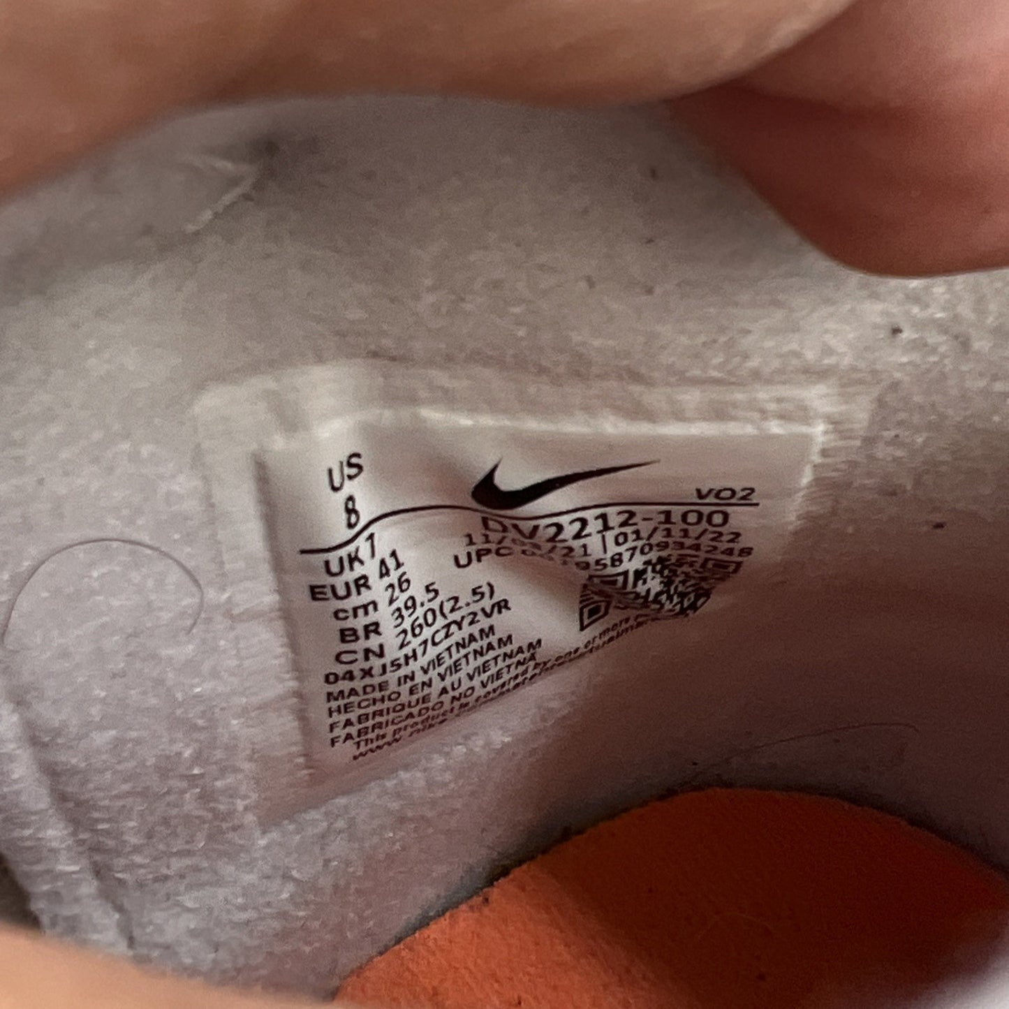 Size 8 - Nike Air Trainer SC High Auburn (DV2212-100)