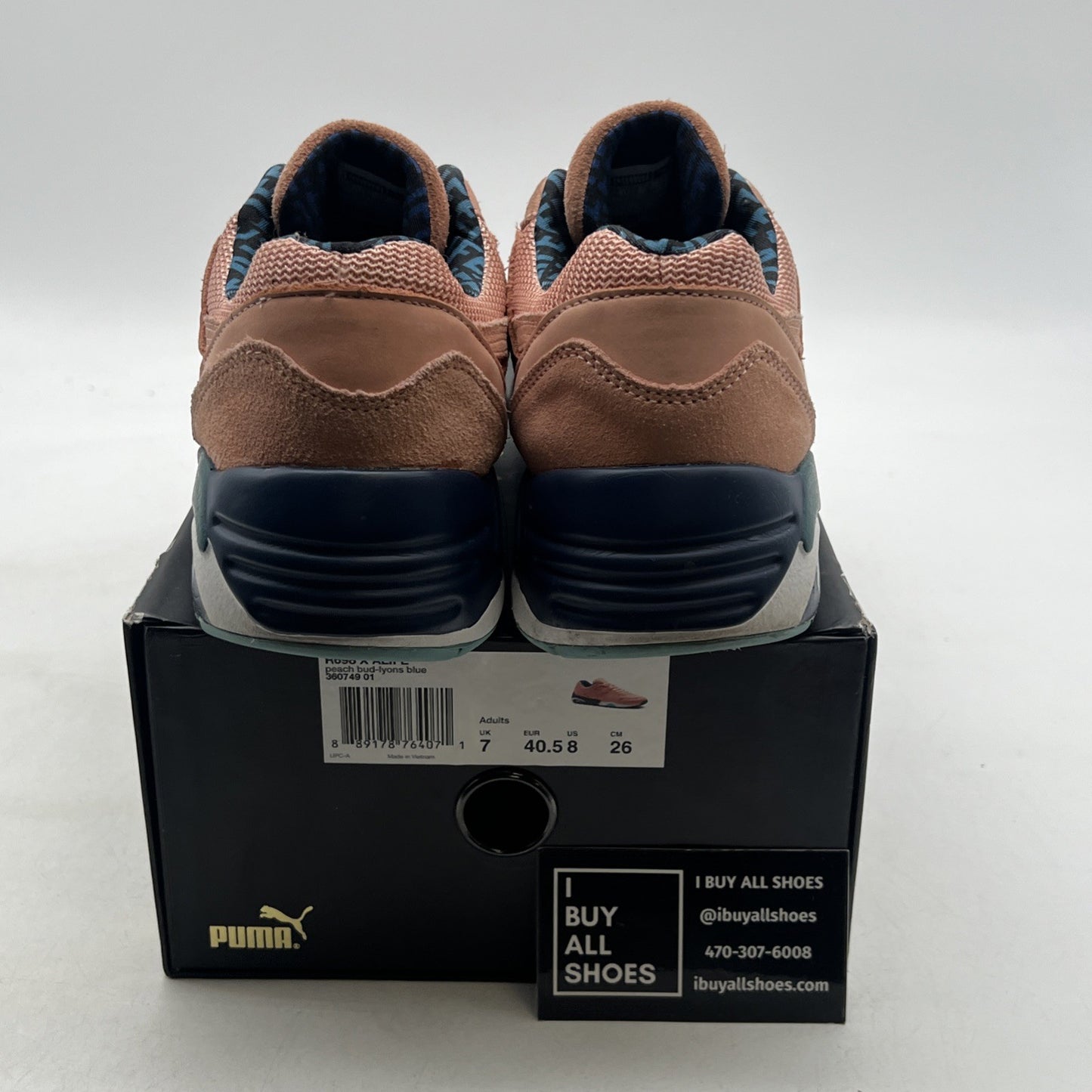 Size 8 - PUMA Alife x R698 Peach Bud (360749-01)