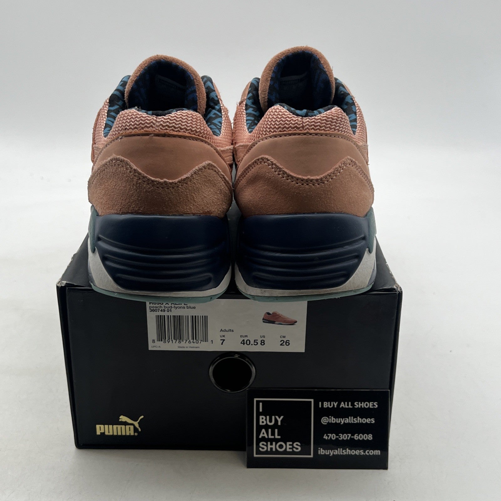 Size 8 - PUMA Alife x R698 Peach Bud (360749-01)