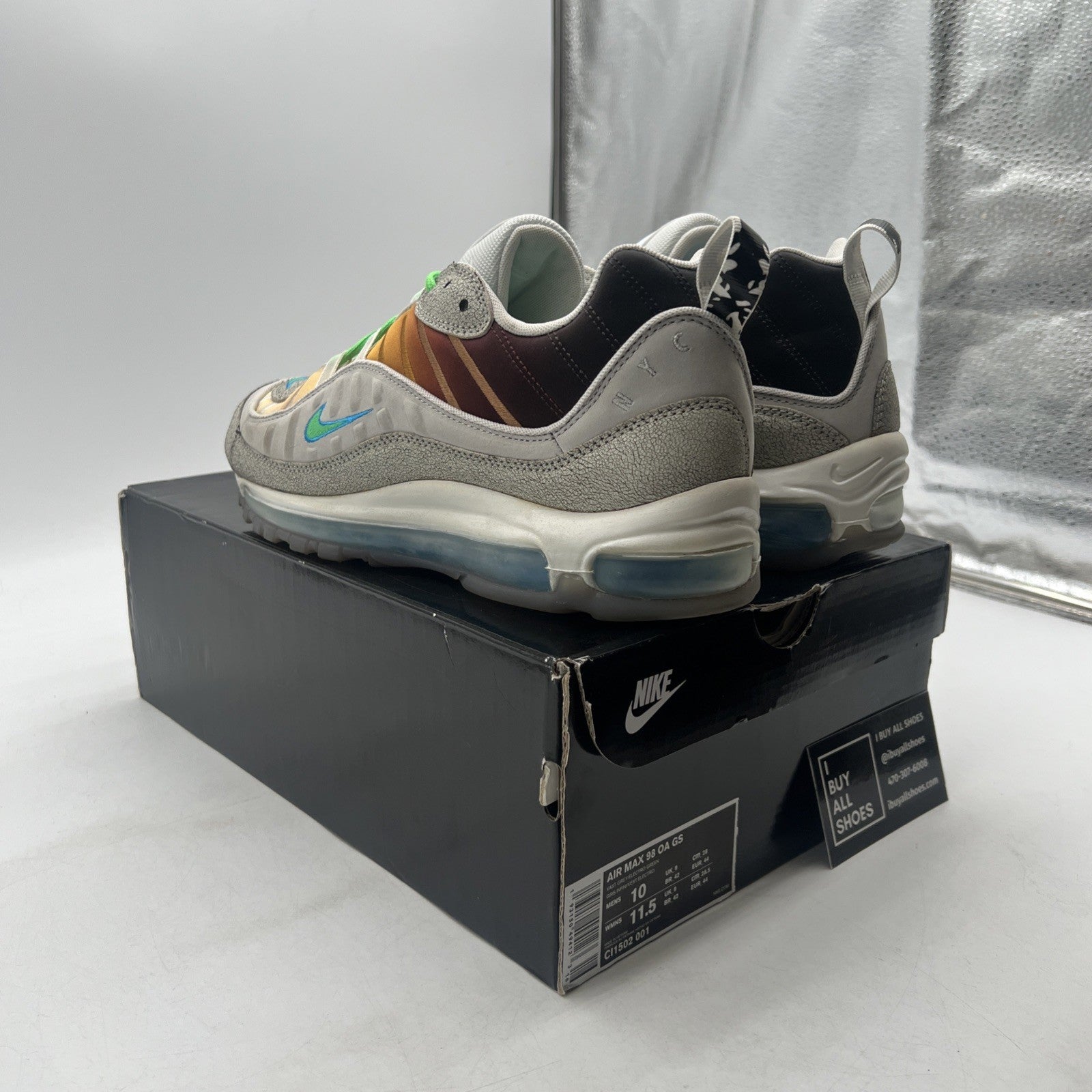 Size 10 - Nike Air Max 98 OA GS Low On Air: NYC La Mezcla (CL1502-001)