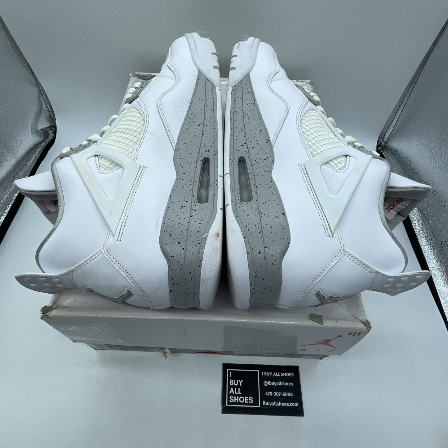 Size 13 - Air Jordan 4 Retro Mid White Oreo (CT8527-100)