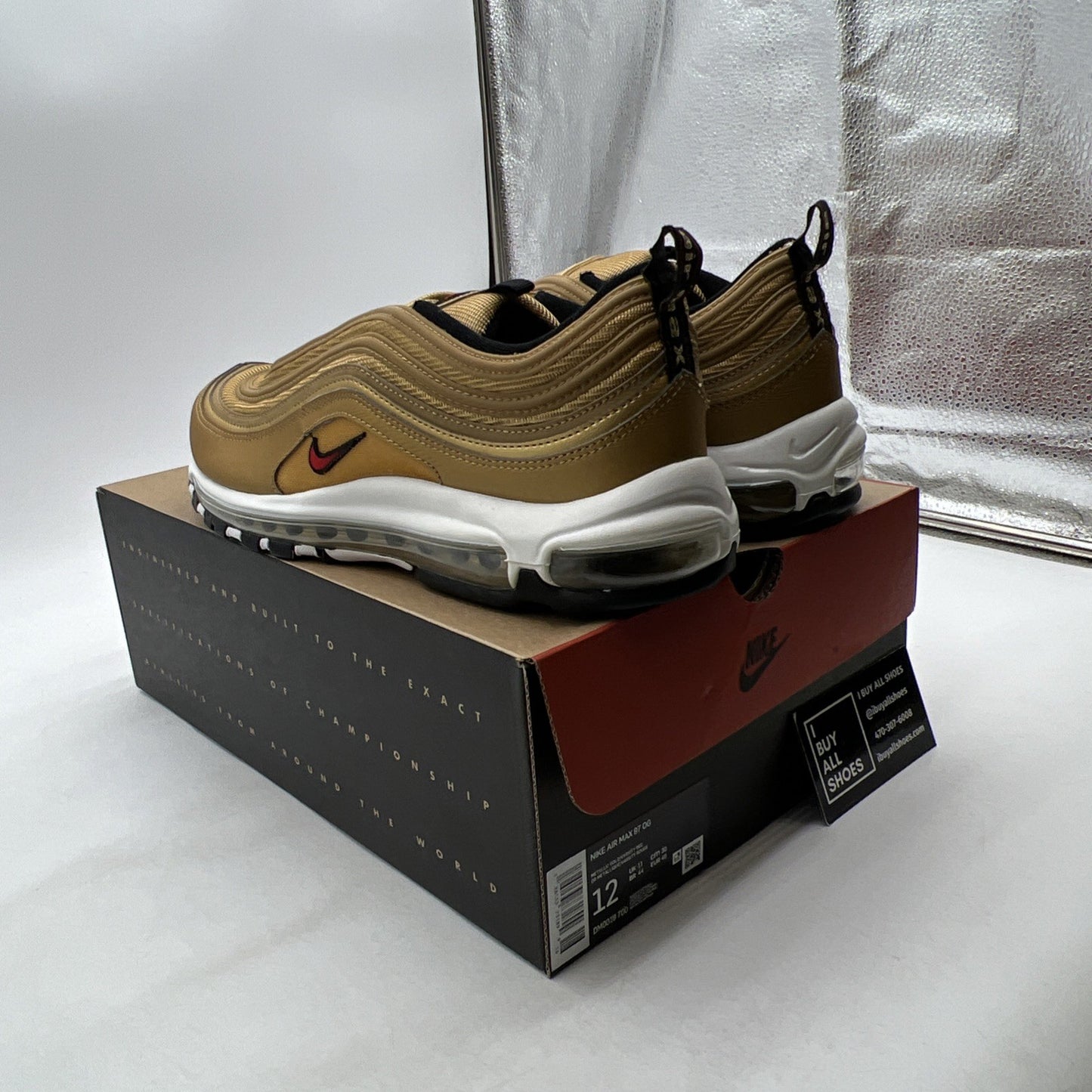 Size 12 - Nike Air Max 97 OG 2023 Metallic Gold (DM0028-700)
