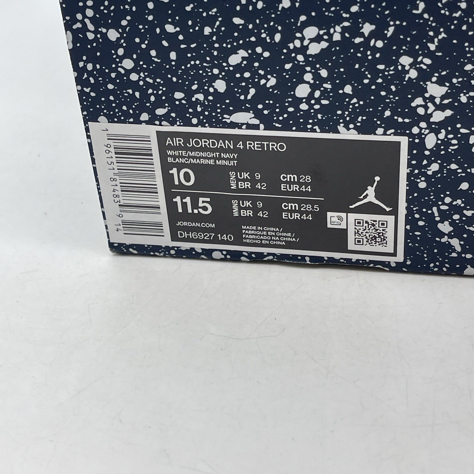Size 10 - Air Jordan 4 Retro Mid Midnight Navy (DH6927-140)