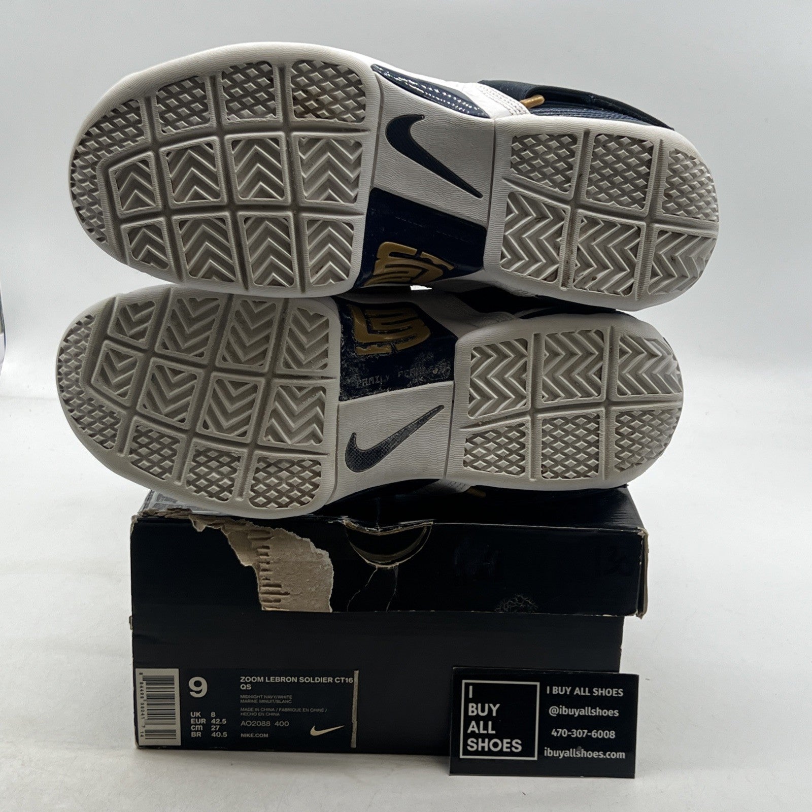 Size 9 - Nike LeBron Soldier 1 25 Straight (AO2088-400)