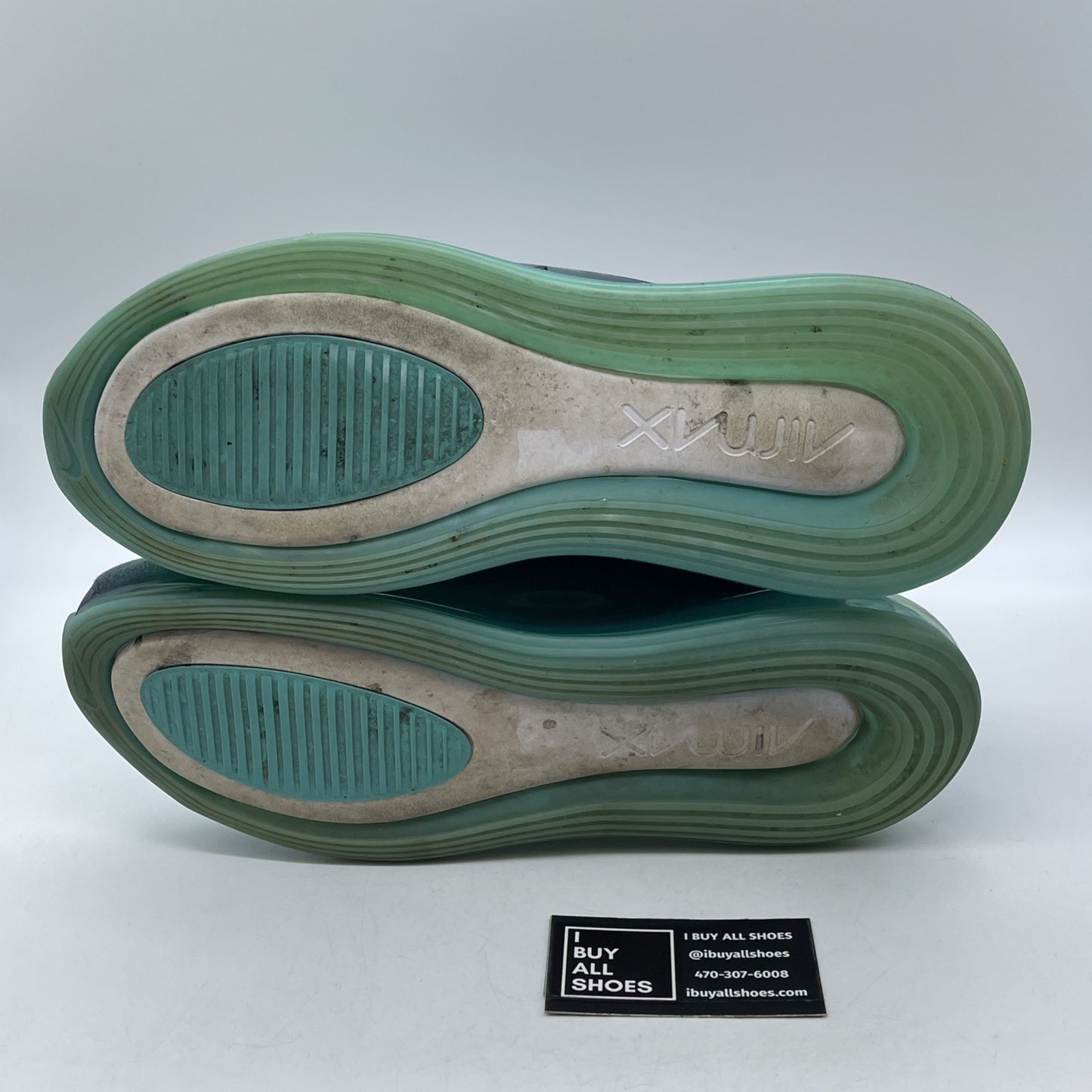 Size 11 - Nike Air Max 720 Sea Forest Blue Green Black Suede (AO2924-400)