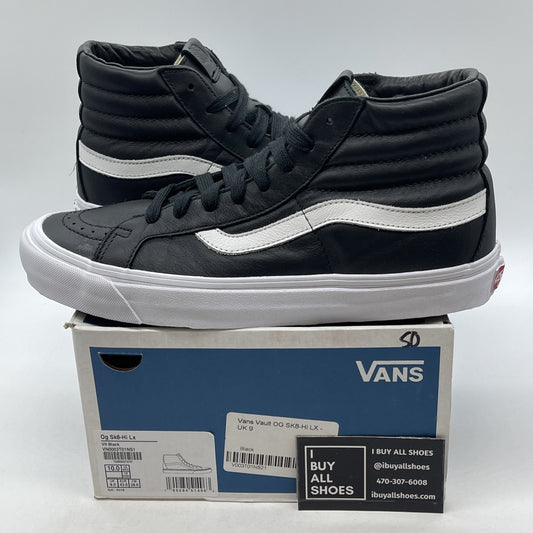 Size 10 - Vans Sk8-Hi Reissue VI VN0A4BVH9H9 Dream Leather Black