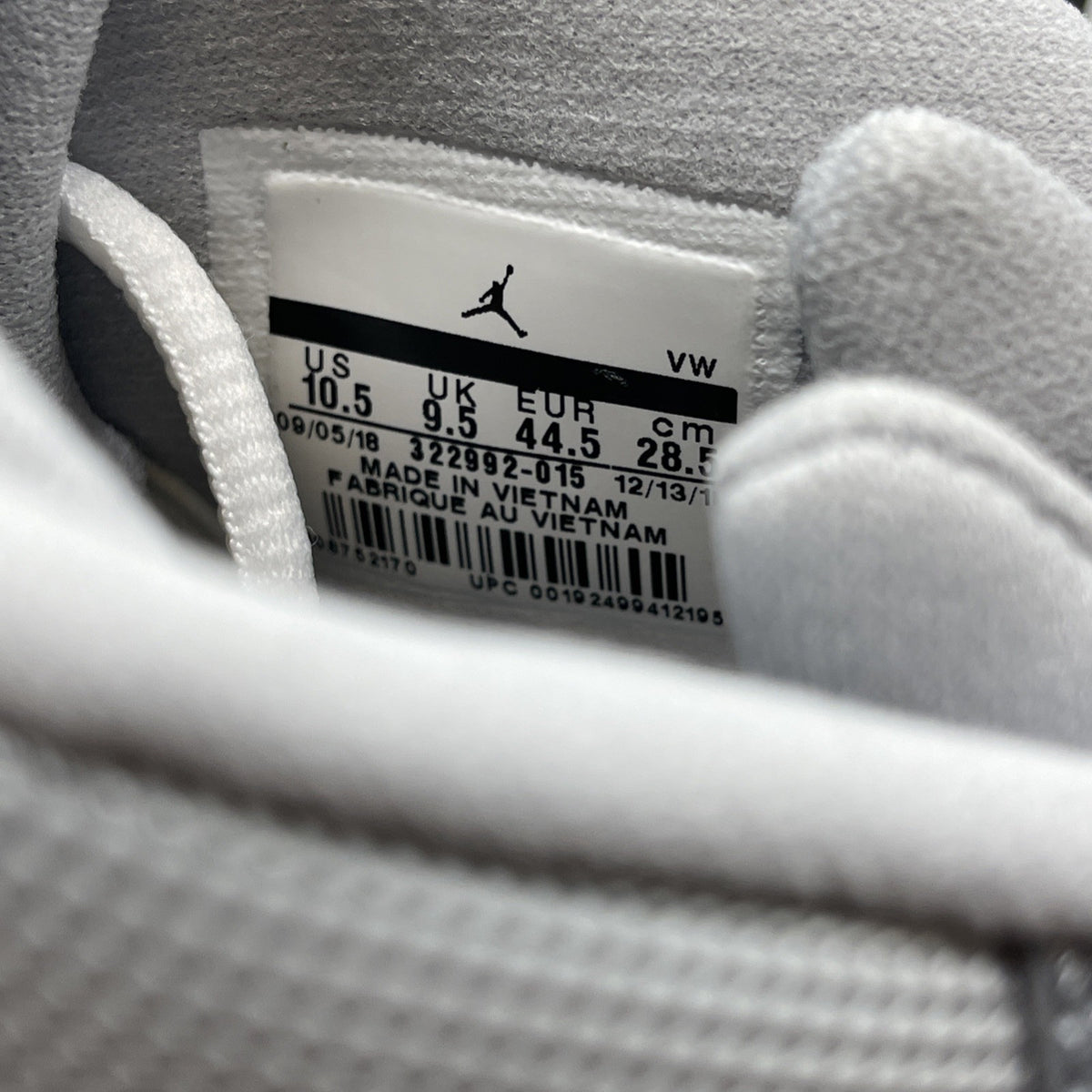 Size 10.5 - Air Jordan 6 Rings Cool Grey (322992-015)