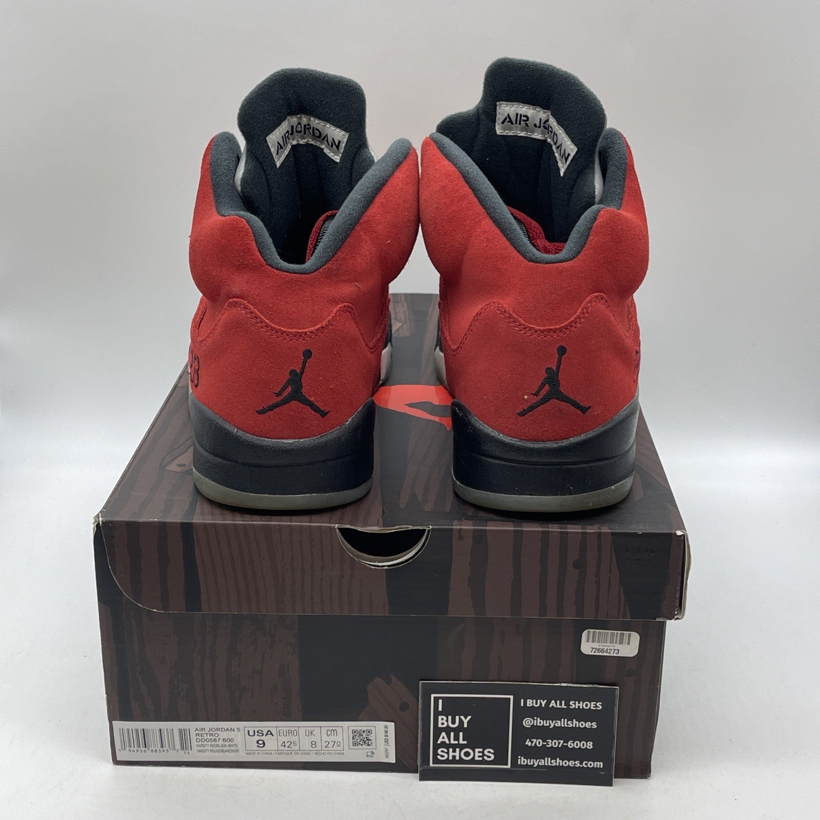 Size 9 - Air Jordan 5 Retro Mid Raging Bull (DD0587-600)