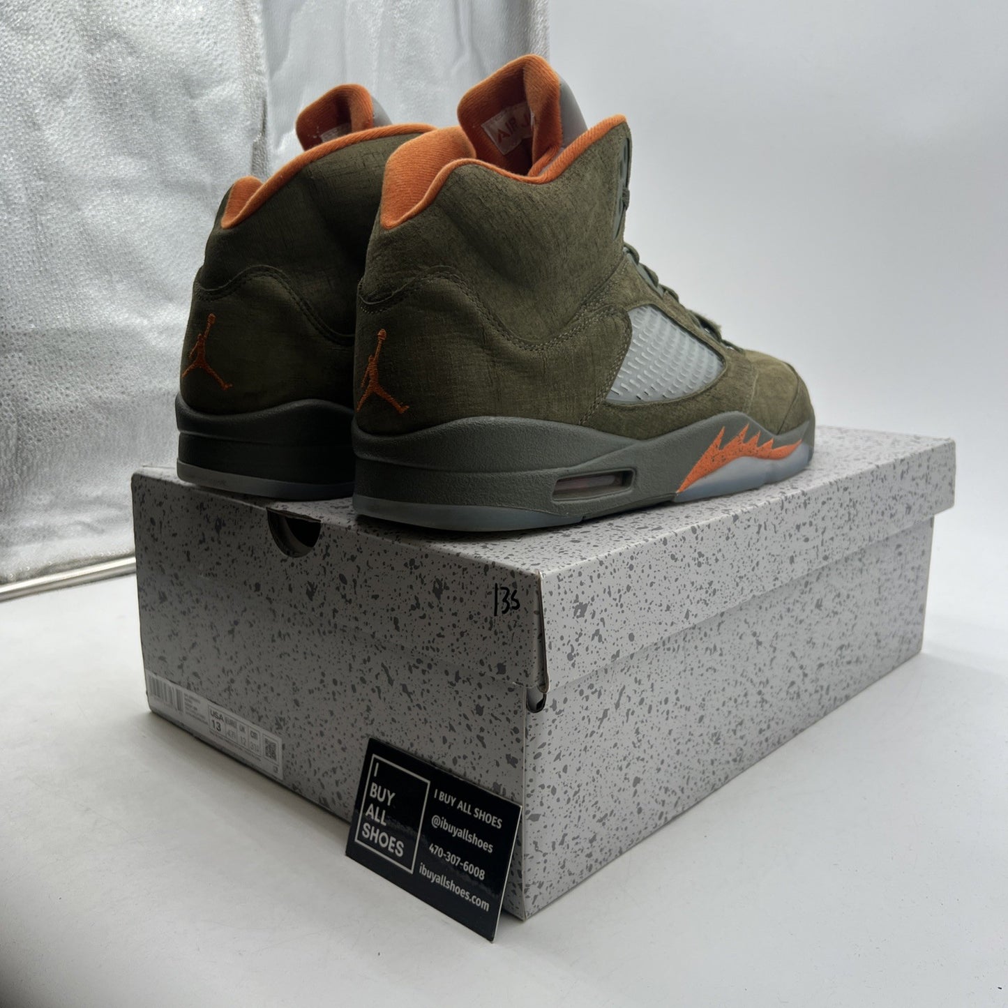 Size 13 - Air Jordan 5 Retro 2024 Olive (DD0587-308)