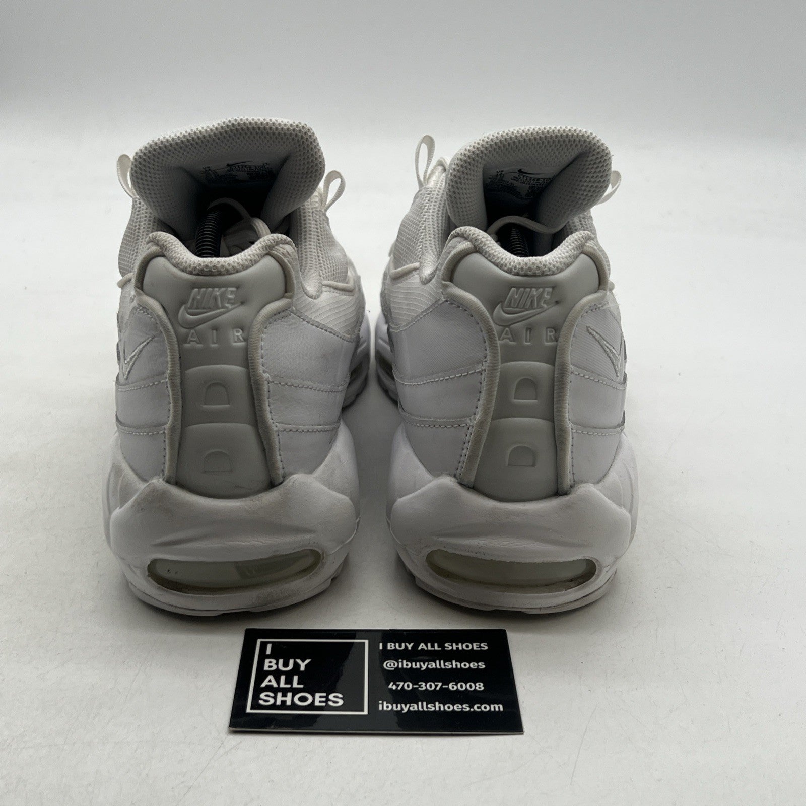 Size 12 - Nike Air Max 95 Triple White (CT1268-100)