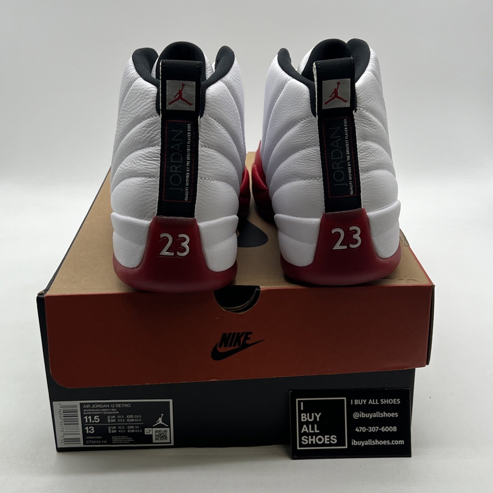 Size 11.5 - Air Jordan 12 Retro 2023 Mid Cherry (CT8013-116)