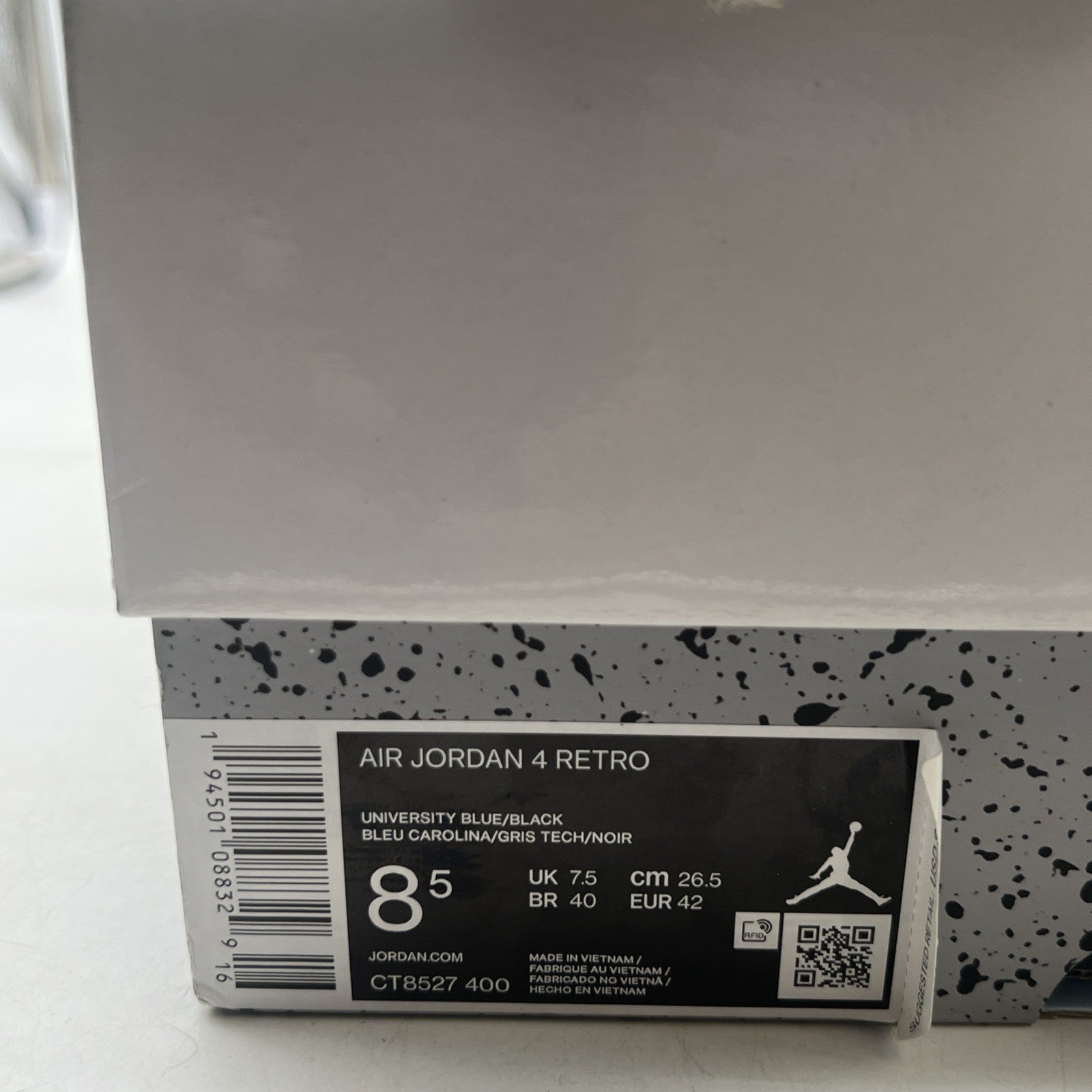 Size 8.5 - Air Jordan 4 Retro Mid University Blue (CT8527-400)