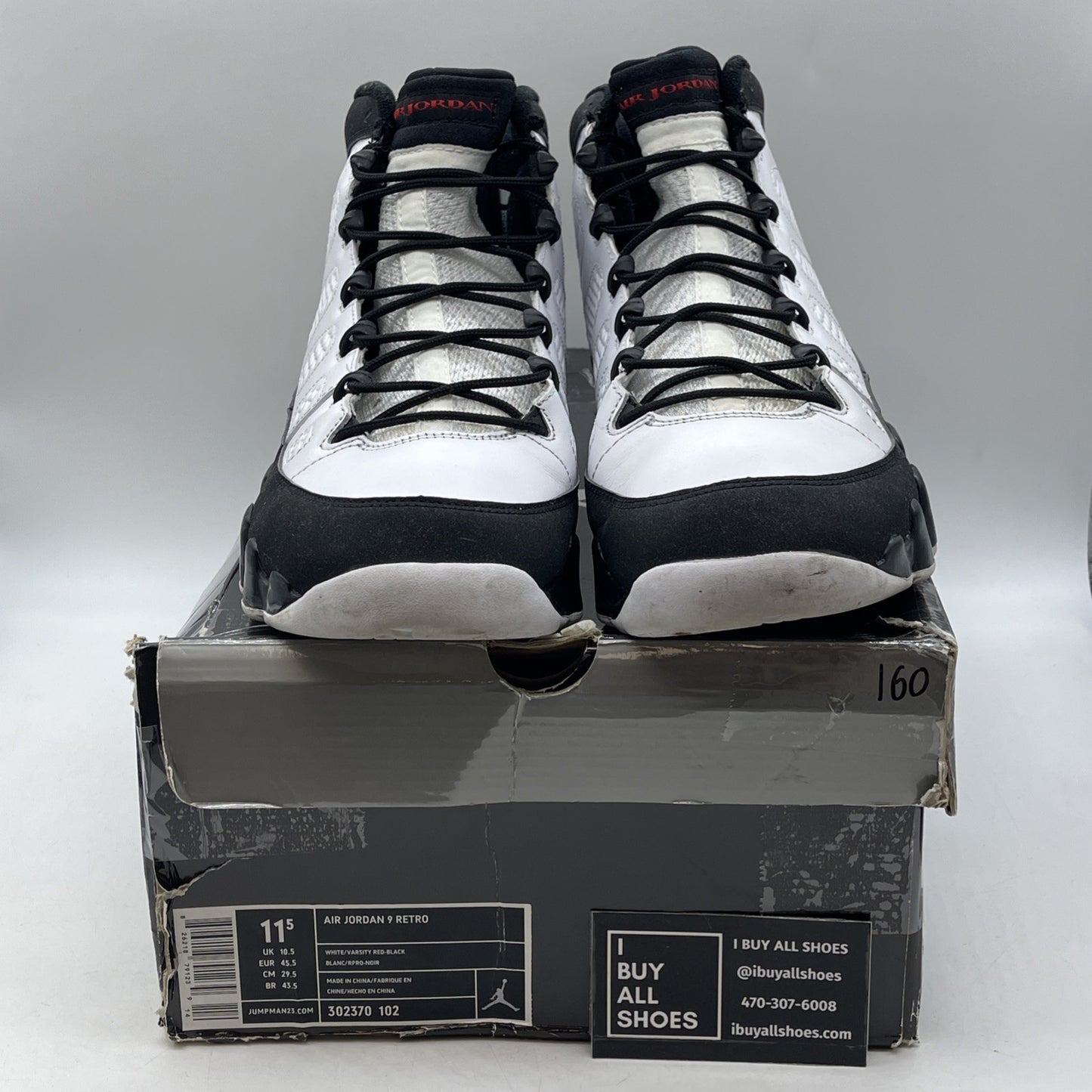 Size 11.5 - Air Jordan 9 Retro 2010 Release (302370-102)