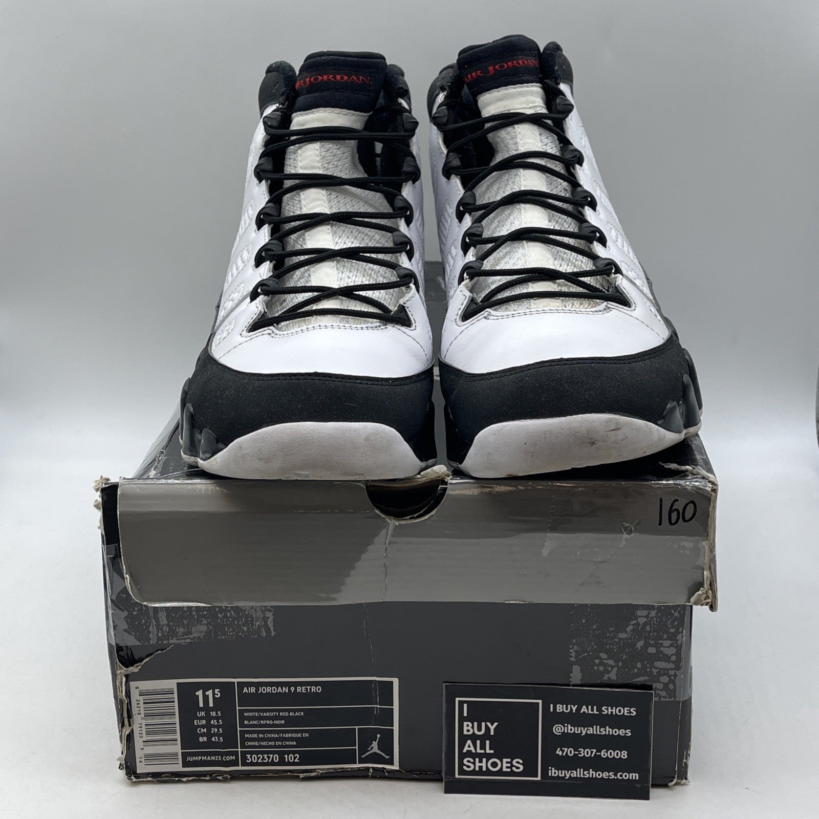Size 11.5 - Air Jordan 9 Retro 2010 Release (302370-102)