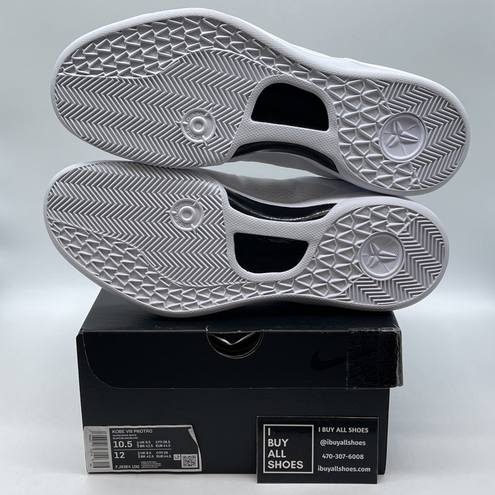Size 10.5 - Nike Kobe 8 Protro Low Halo White Suede (FJ9364-100)