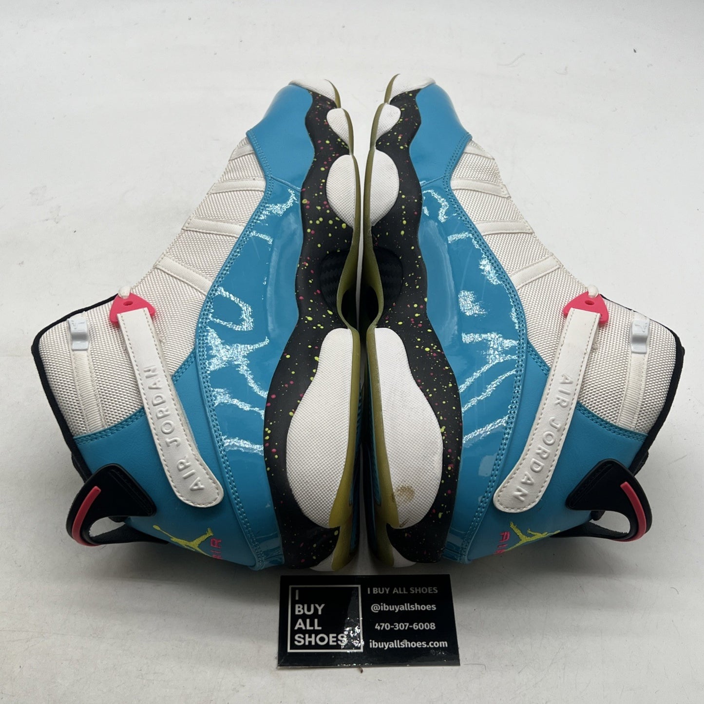 Size 13 - Air Jordan 6 Rings Blue Fury Cyber Pink (CK0018-100)