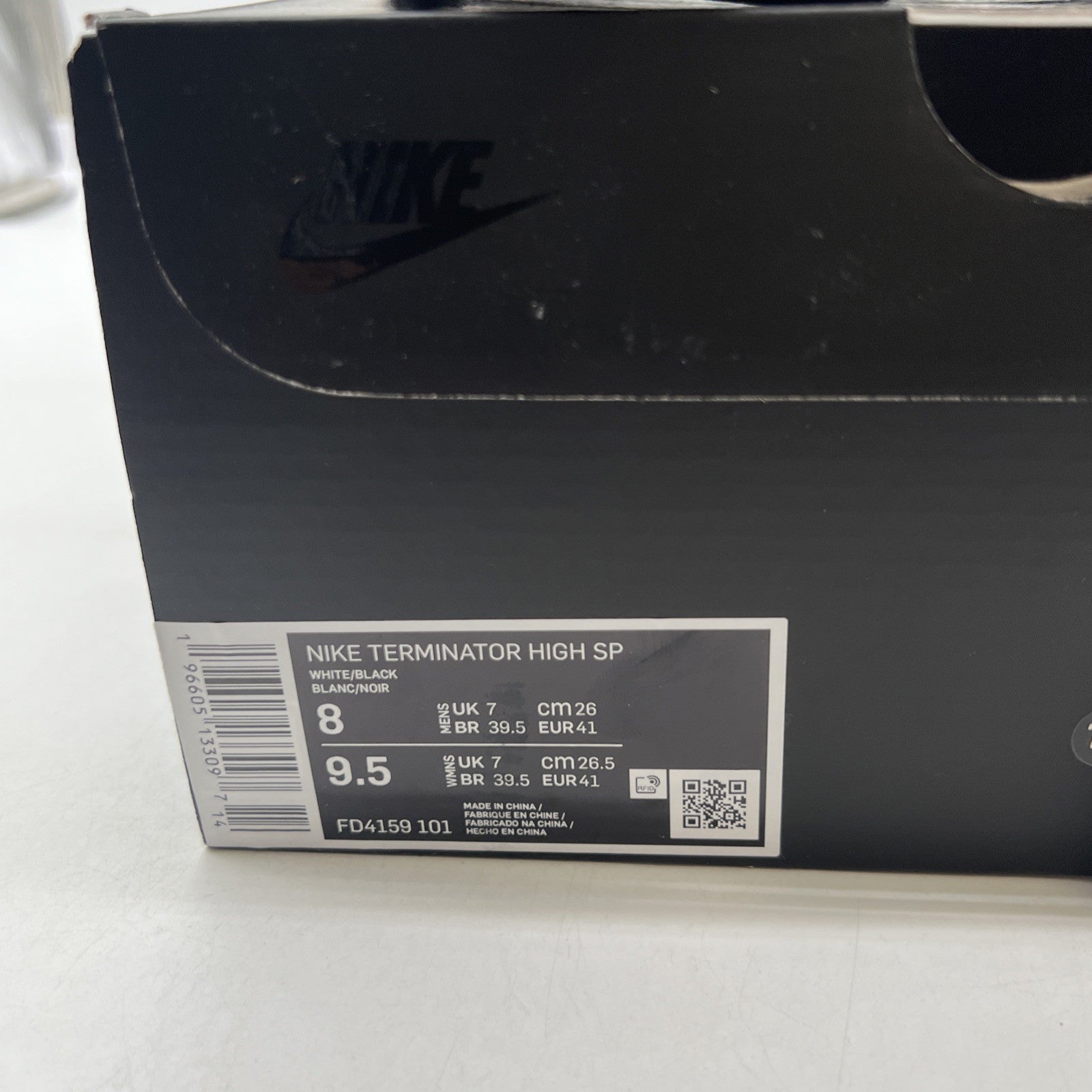 Size 8 - Nike Comme des Garçons Homme Plus x Terminator High Black (FD4159-101)