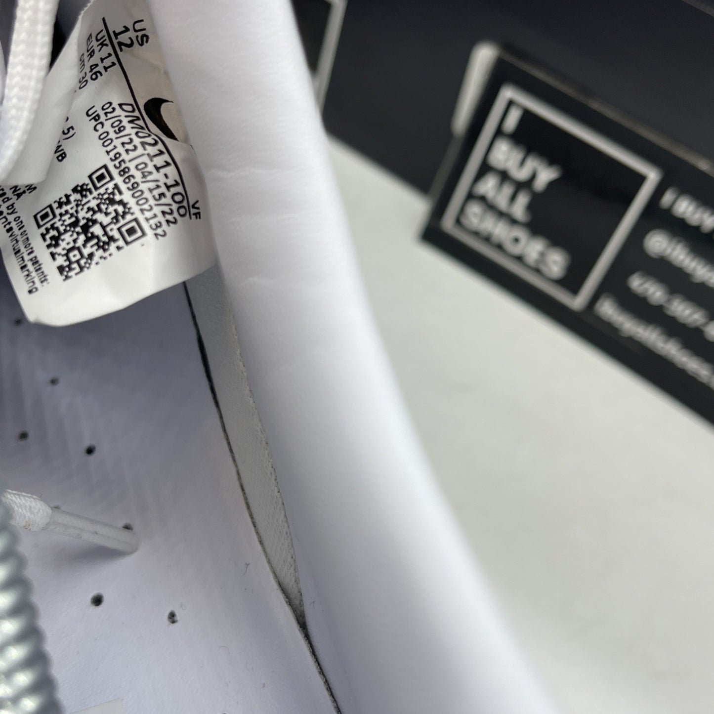 Size 12 - Nike Air Force 1 '07 Fresh White Leather (DM0211-100)