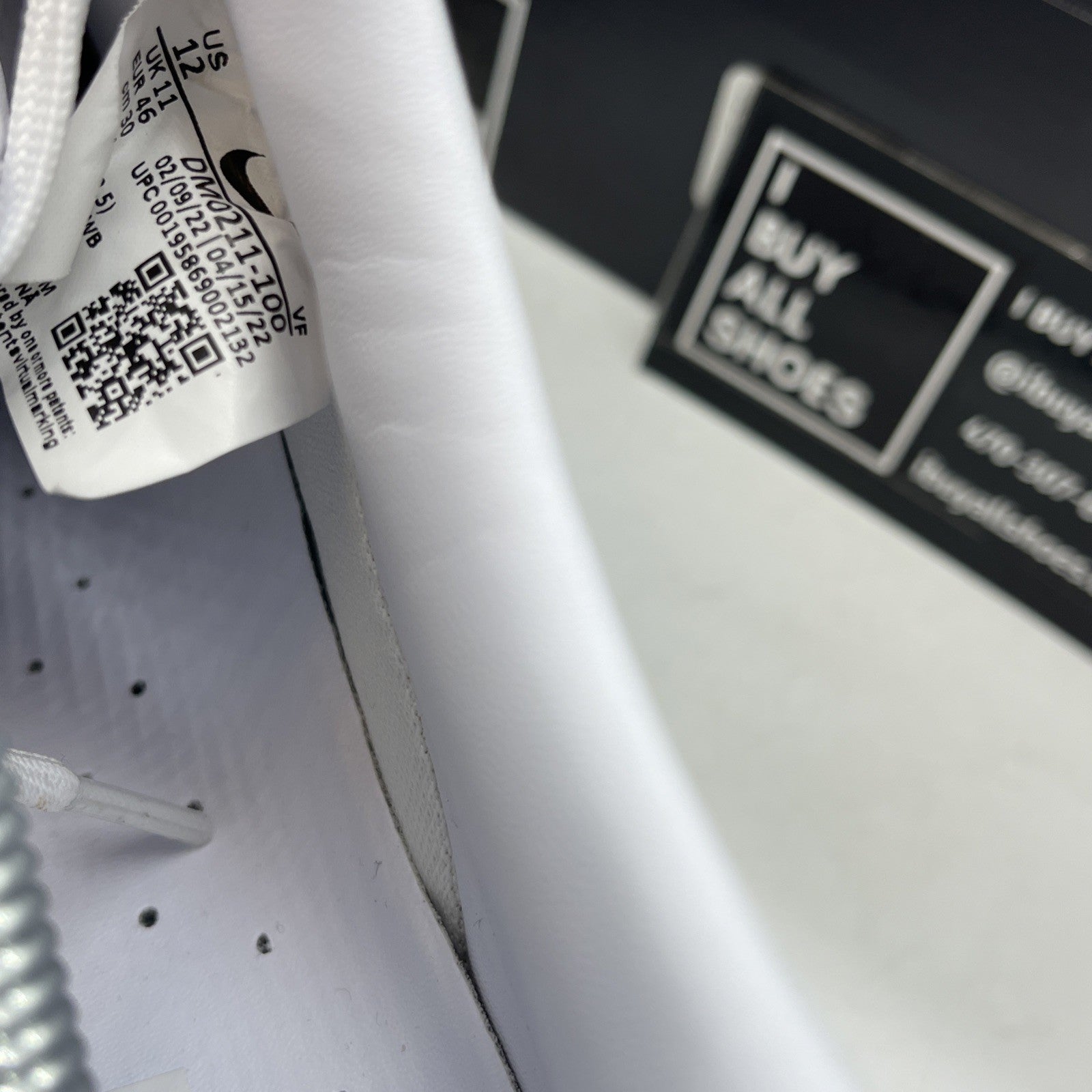 Size 12 - Nike Air Force 1 '07 Fresh White Leather (DM0211-100)