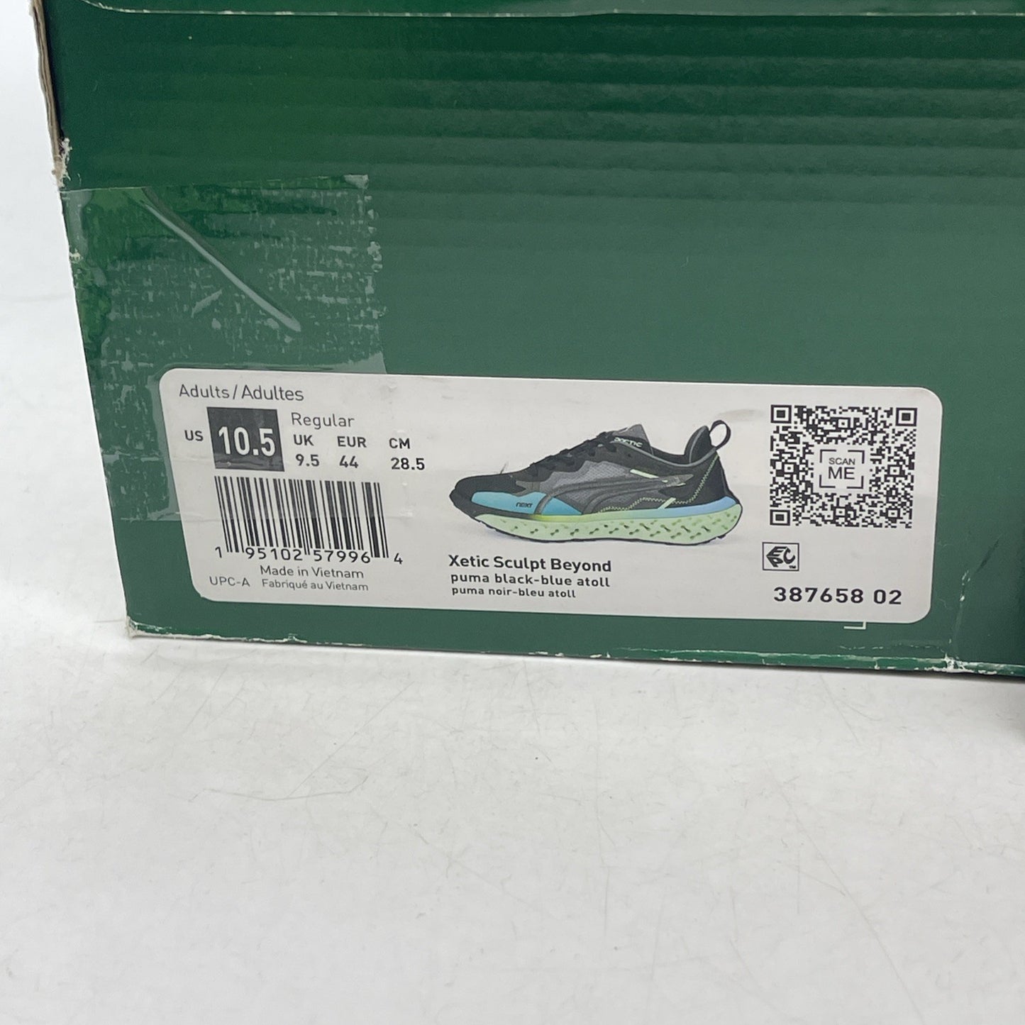 Size 10.5 - Puma XETIC Sculpt Beyond Black (387658-02)