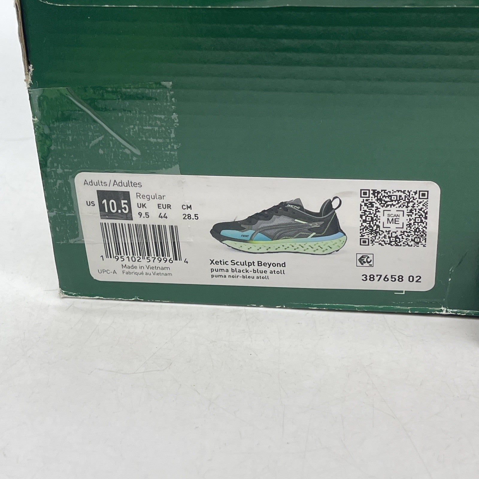 Size 10.5 - Puma XETIC Sculpt Beyond Black (387658-02)