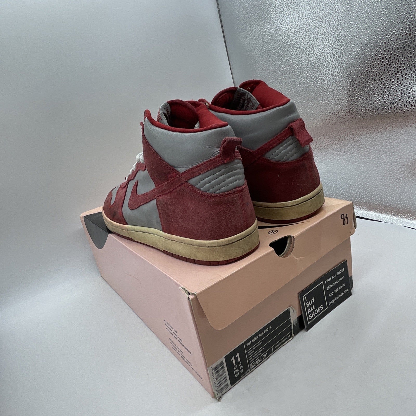 Size 11 - Nike Dunk Pro SB High UNLV (305050-061)