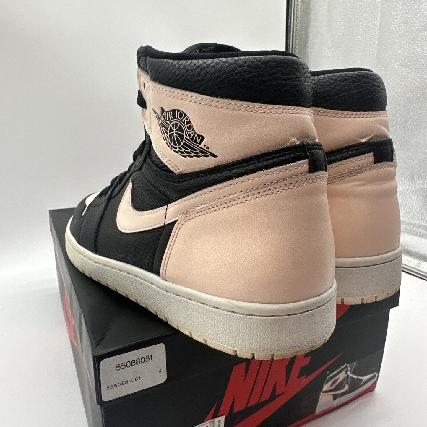 Size 13 - Jordan 1 Retro High OG Crimson Tint 2019 Pink Black Premium Leather MJ