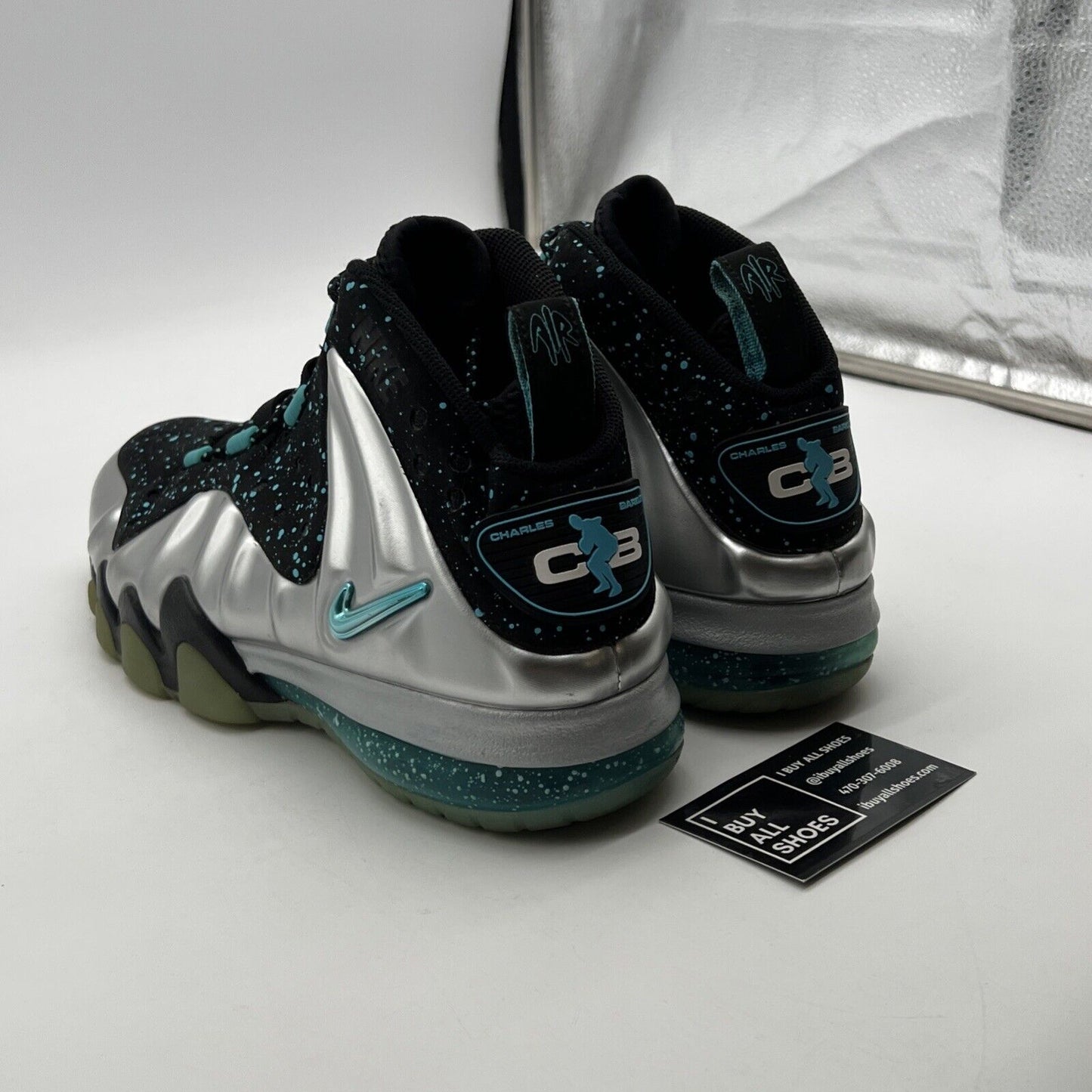 Size 9.5 - Nike Barkley Posite Max Splatter (555097-040)