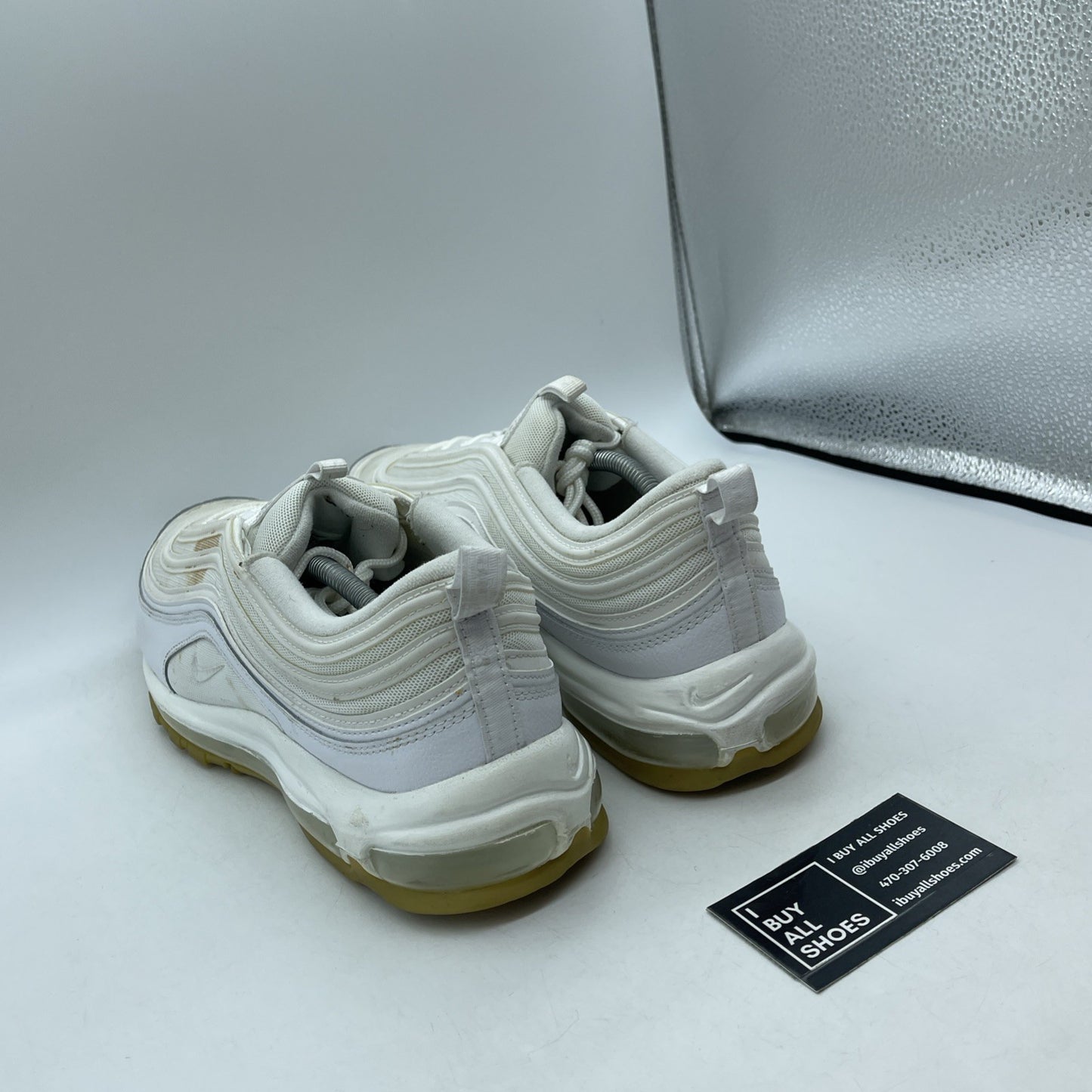 Size 14 - Nike Air Max 97 White Gum Suede Leather (DJ2740-100)