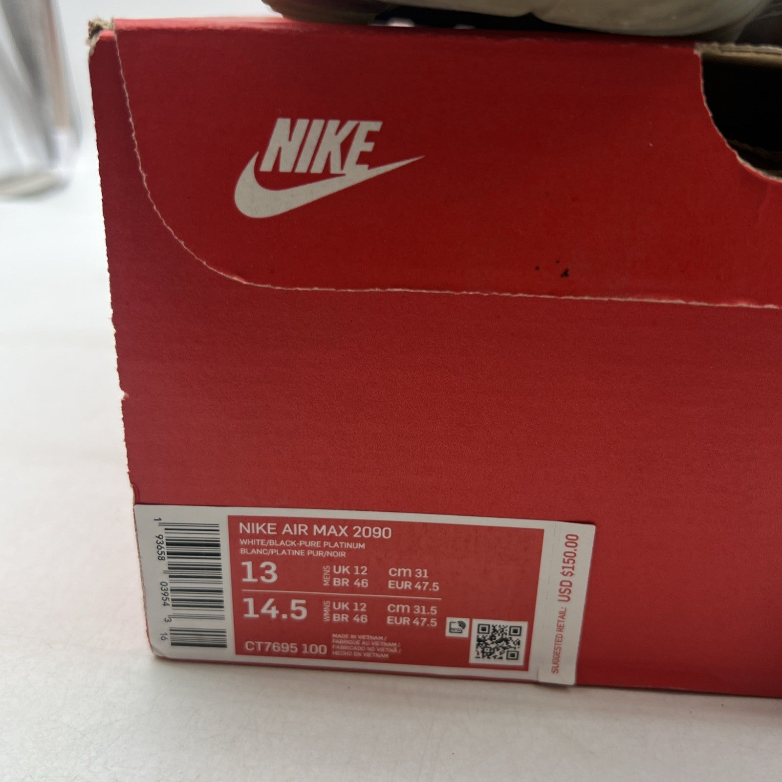 Size 13 - Nike Air Max 2090 Pure Platinum (CT7695-100)