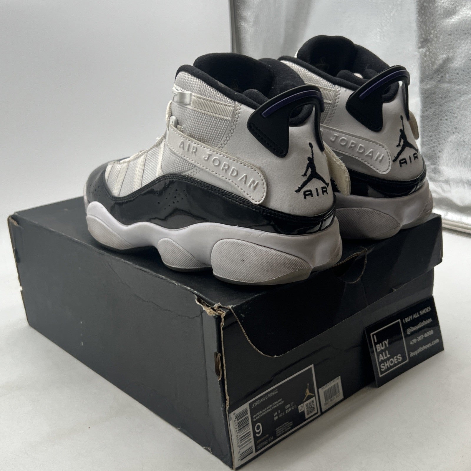 Size 9 - Air Jordan 6 Rings Concord 2017 (322922-104)