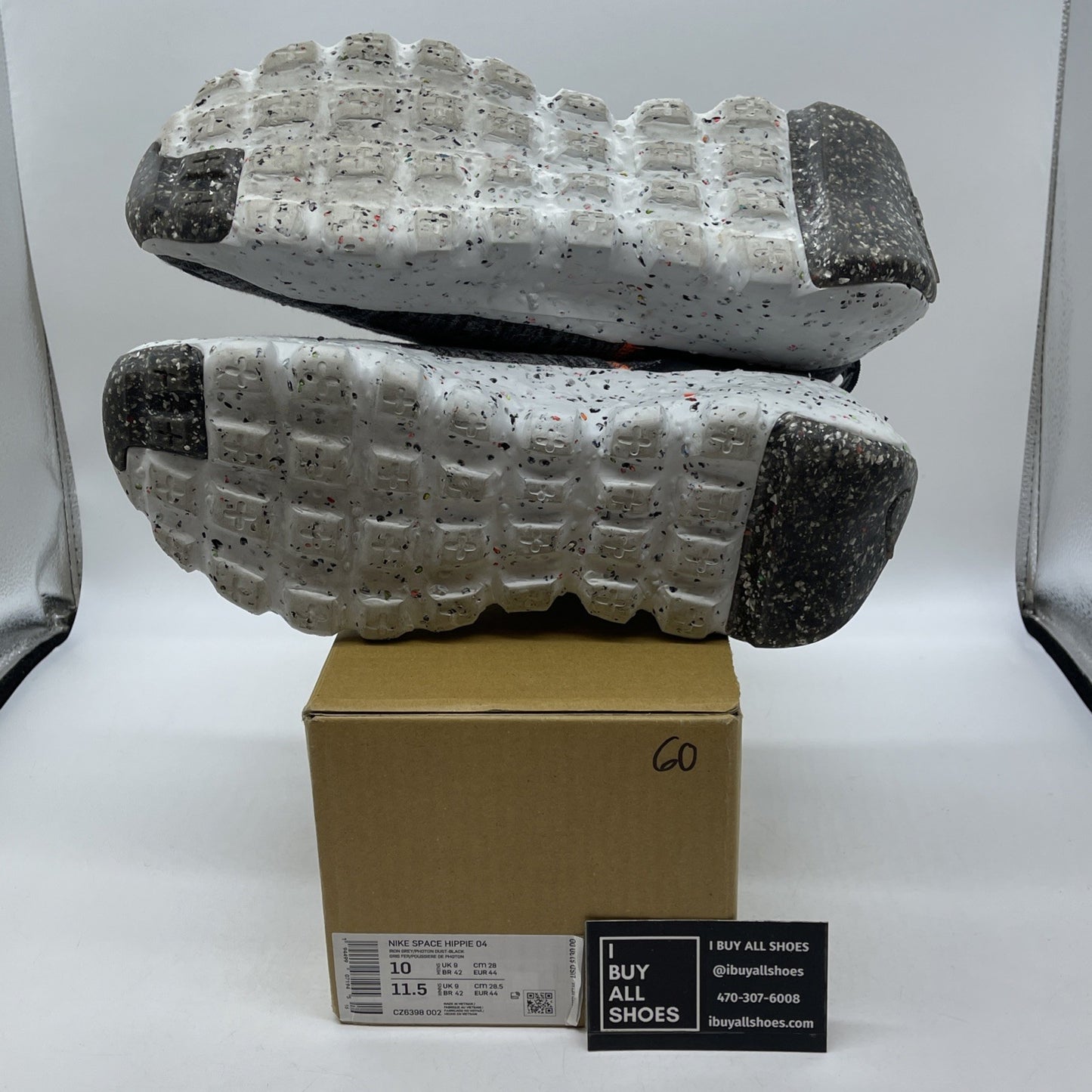 Size 10 - Nike Space Hippie 04 Iron Grey Black Suede (CZ6398-002)