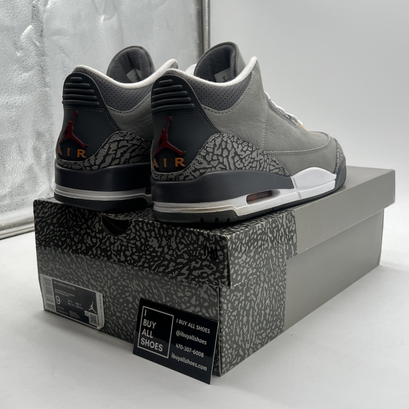 Size 9 - Air Jordan 3 Retro Mid Cool Grey (CT8532-012)