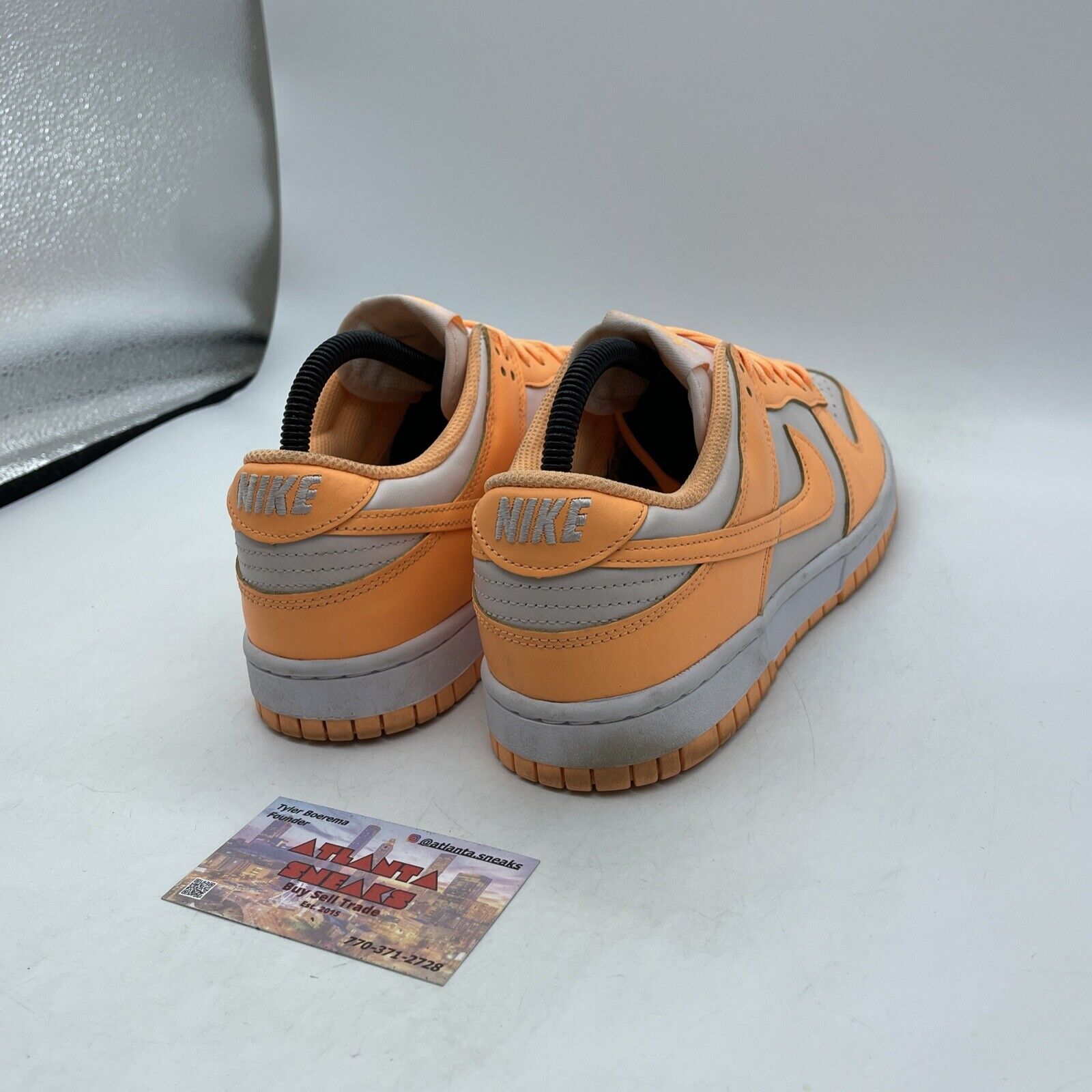 Size 9 - Nike Dunk Low Peach Cream 2022 Orange White Leather (DD1503-801)