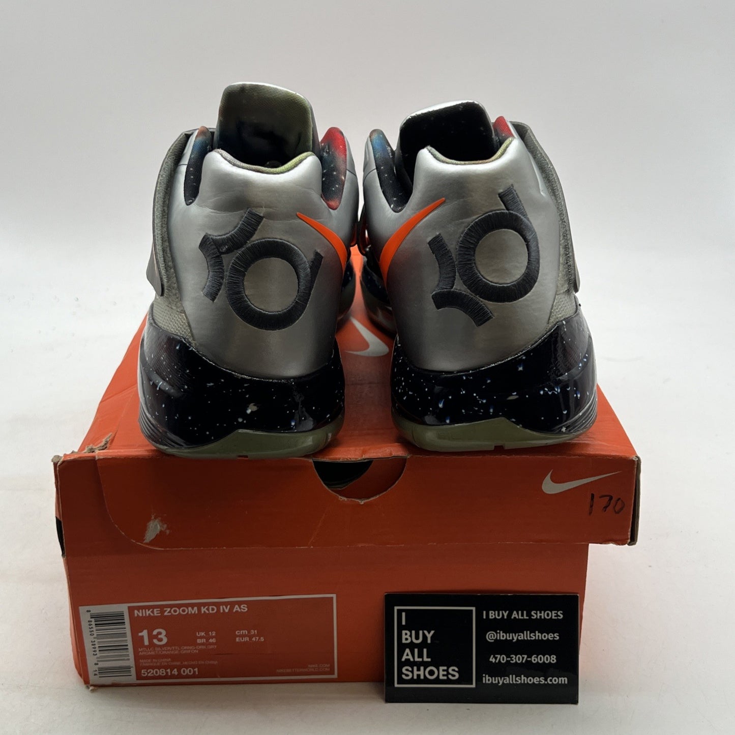 Size 13 - Nike Zoom KD 4 2012 All Star - Galaxy (520814-001)